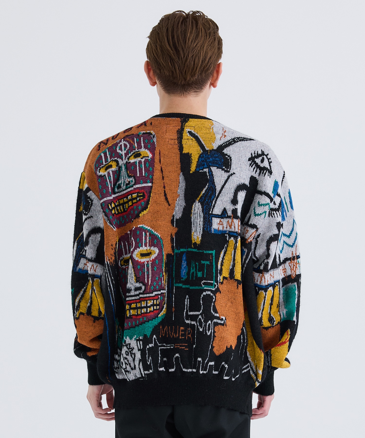 JEAN-MICHEL BASQUIAT / CARDIGAN ( TYPE-2 )｜WACKO MARIA