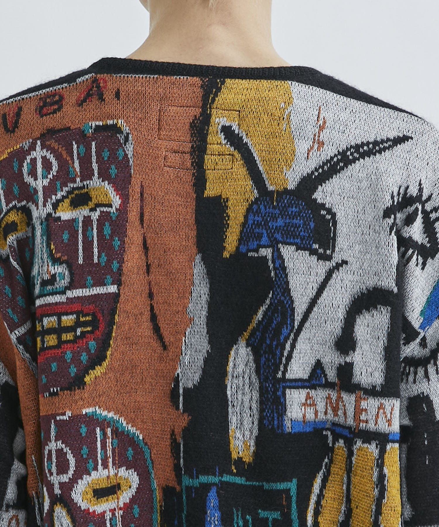 ワコマリア　JEAN-MICHEL BASQUIAT カーディガン