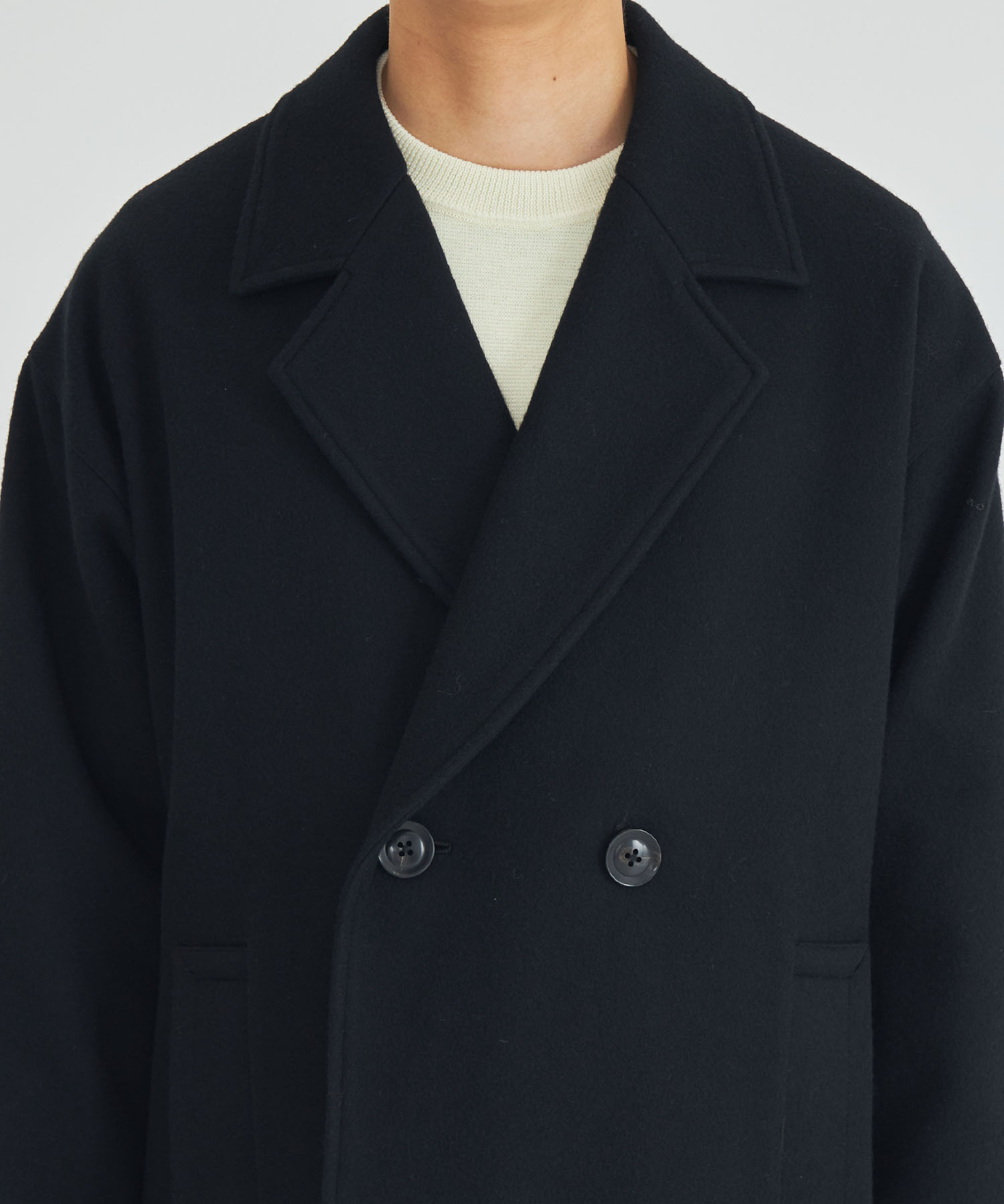 SHAREEF DOUBLE CHESTER COAT-