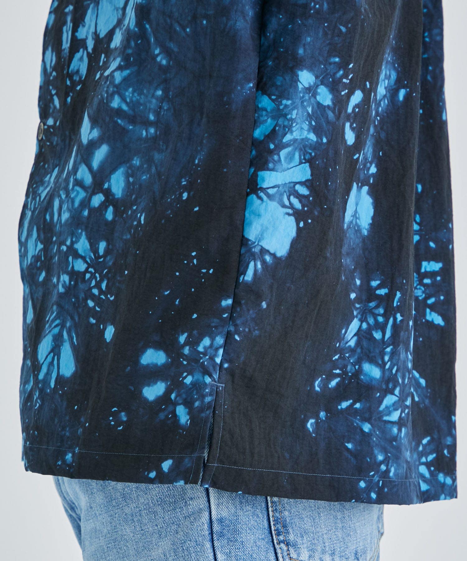 Kago Dyed Open Callor S/S Shirt ALLEGE