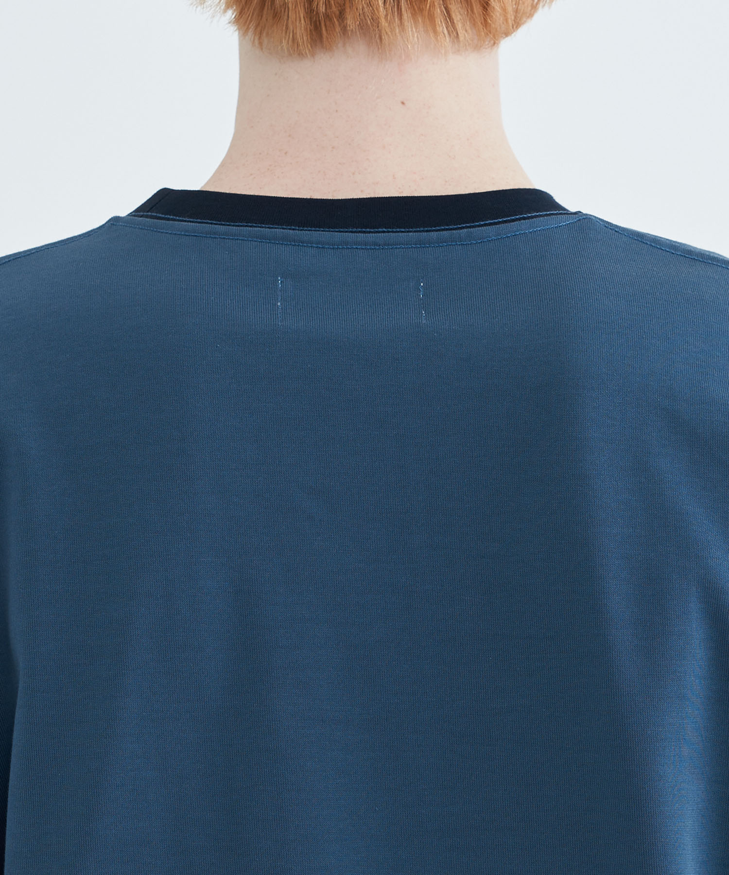 STUDIOUS刺繍ロゴS/S Tee STUDIOUS