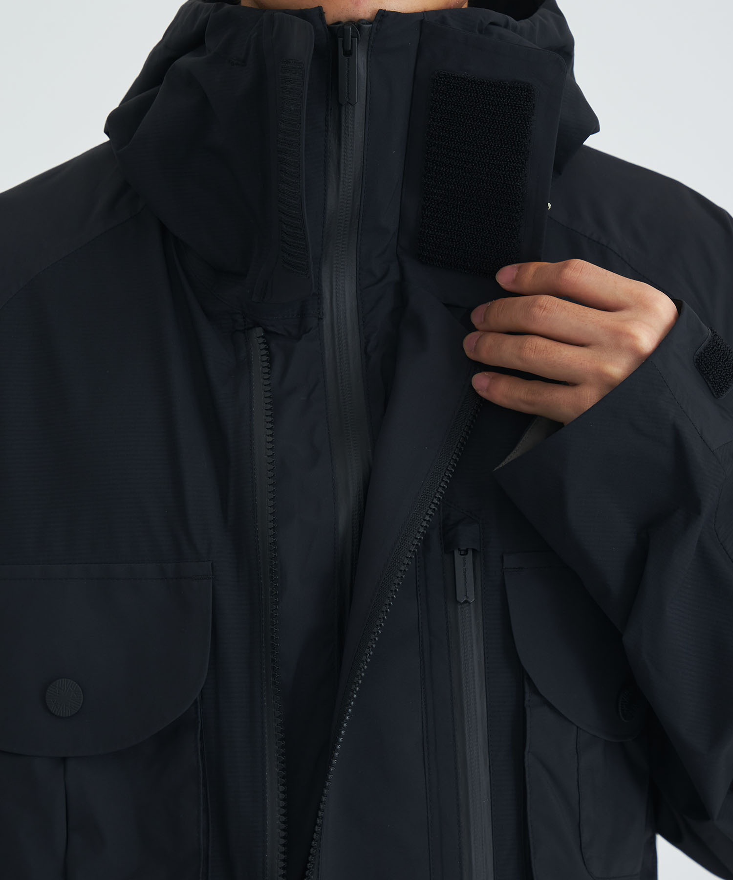 White Mountaineering BLK ゴアテックスラゲッジコート | www