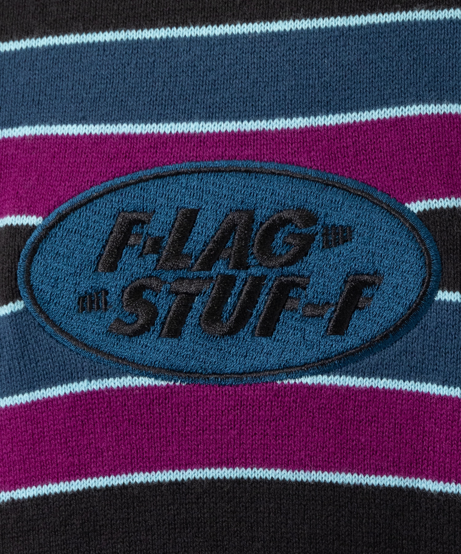 STRIPE LS COTTON SWEATER F-LAGSTUF-F