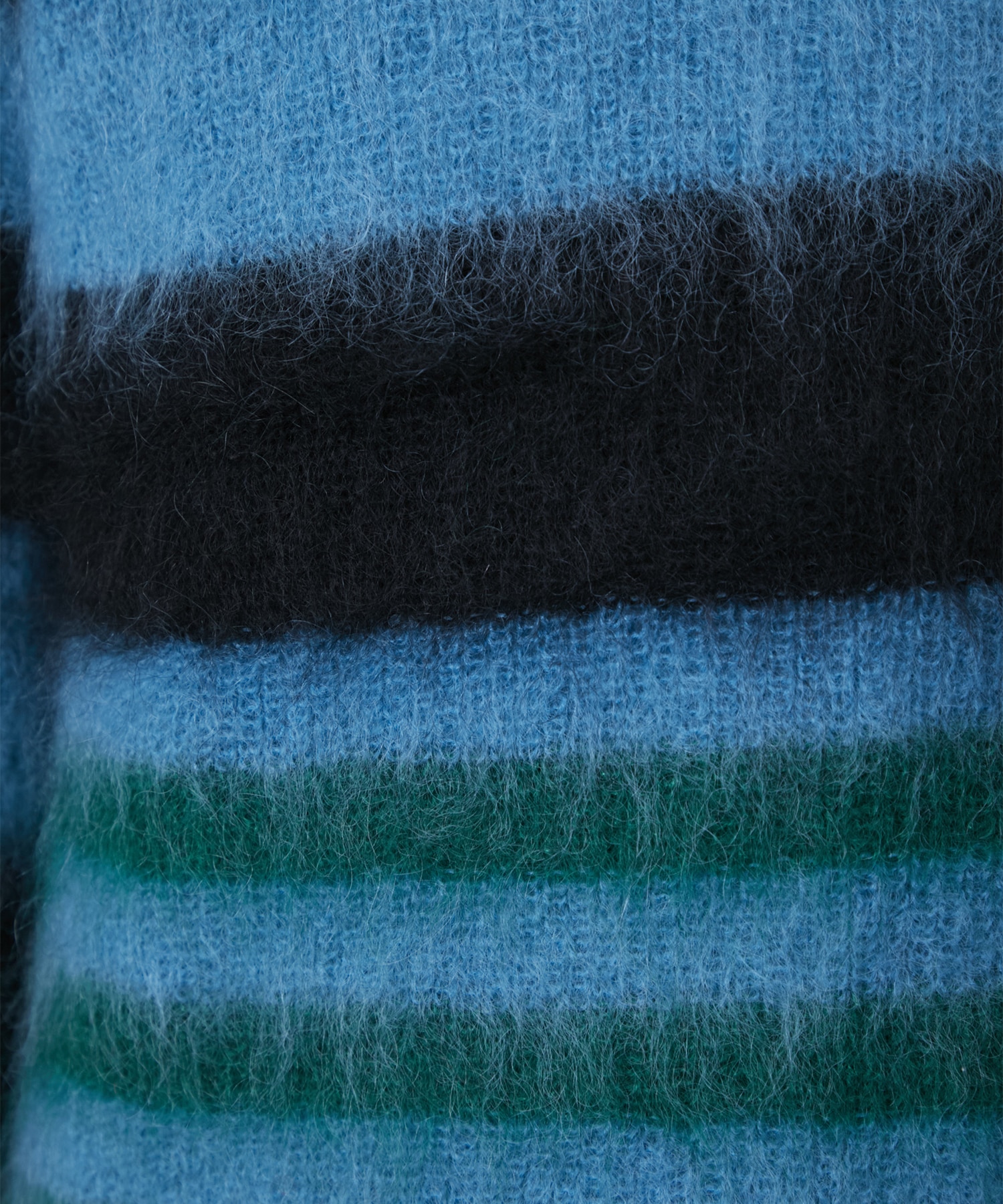 MOHAIR BORDER KNIT KIDILL