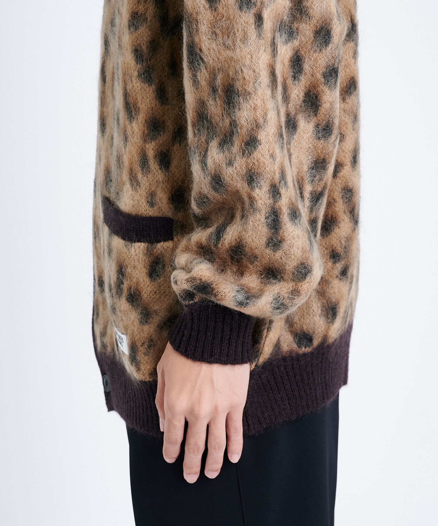 LEOPARD MOHAIR CARDIGAN ( TYPE-1 )｜WACKO MARIA