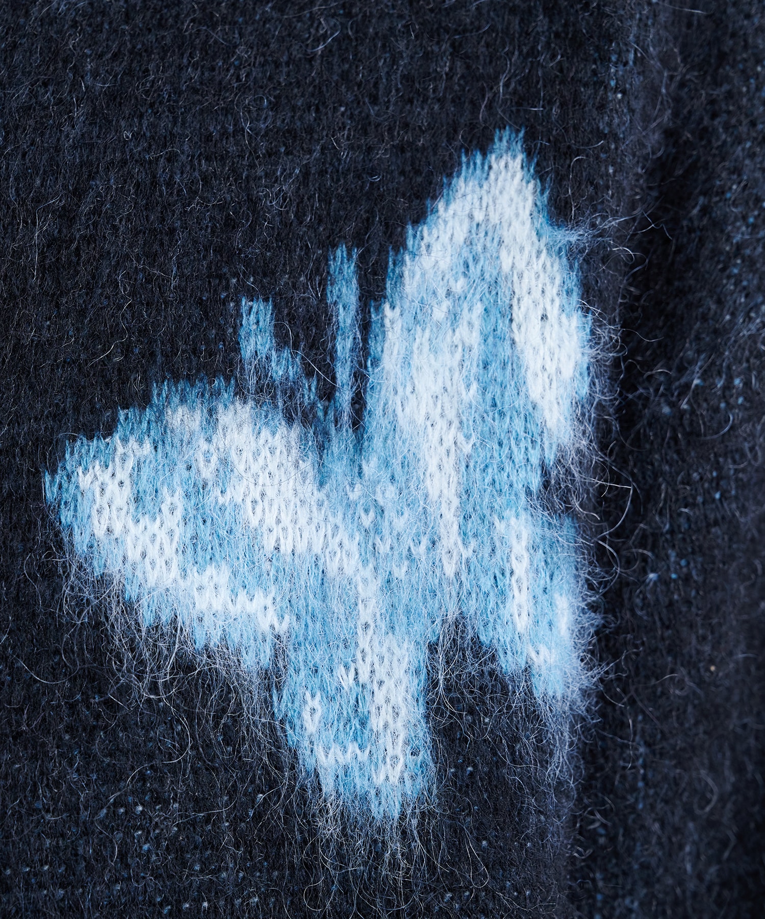 別注〉Mohair Cardigan - Papillon｜NEEDLES