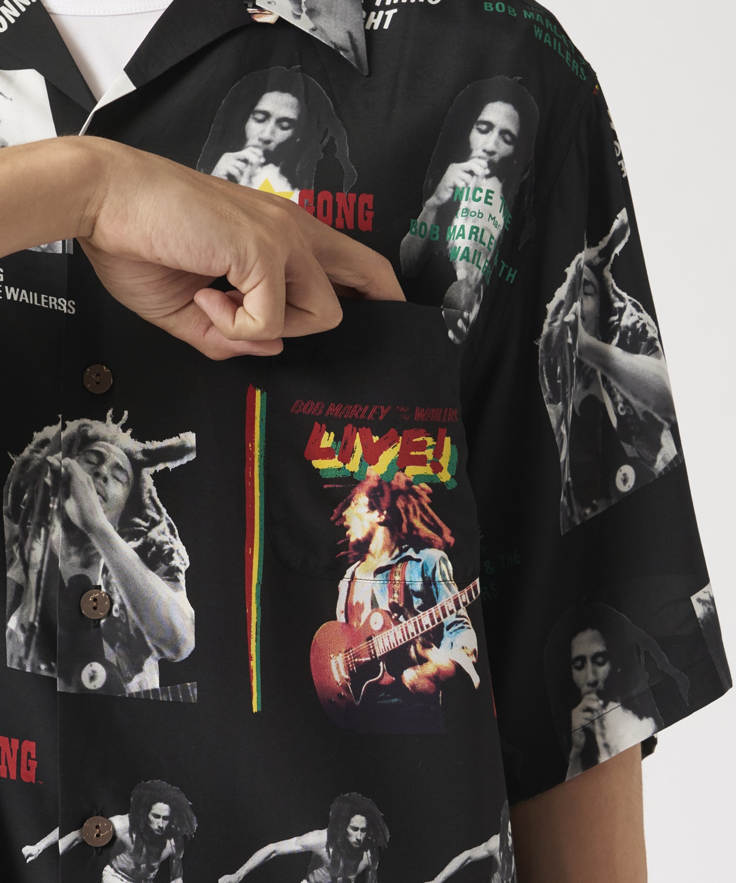 BOB MARLEY / HAWAIIAN SHIRT S/S ( TYPE-1 ) WACKO MARIA