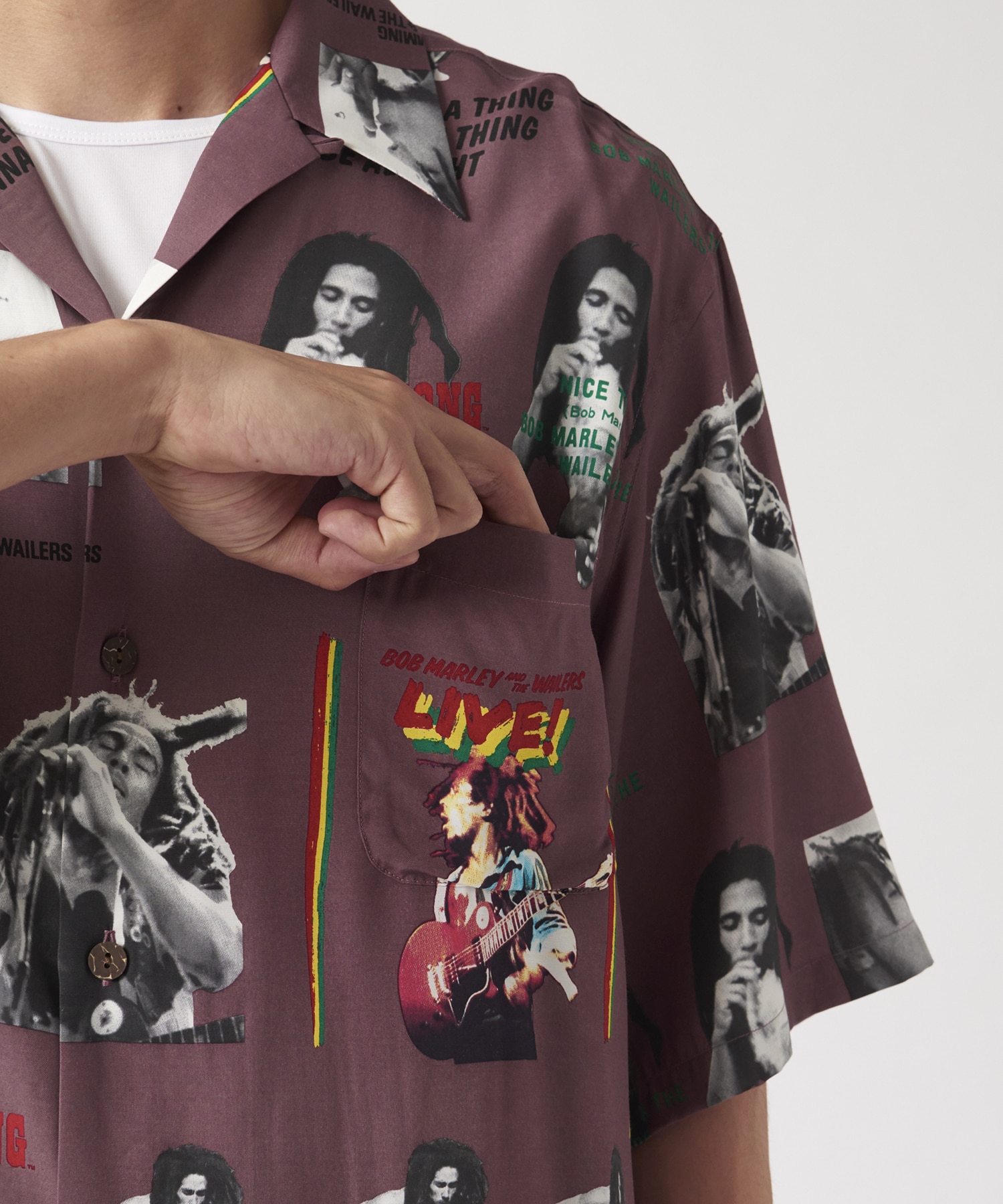 BOB MARLEY / HAWAIIAN SHIRT S/S ( TYPE-1 ) WACKO MARIA