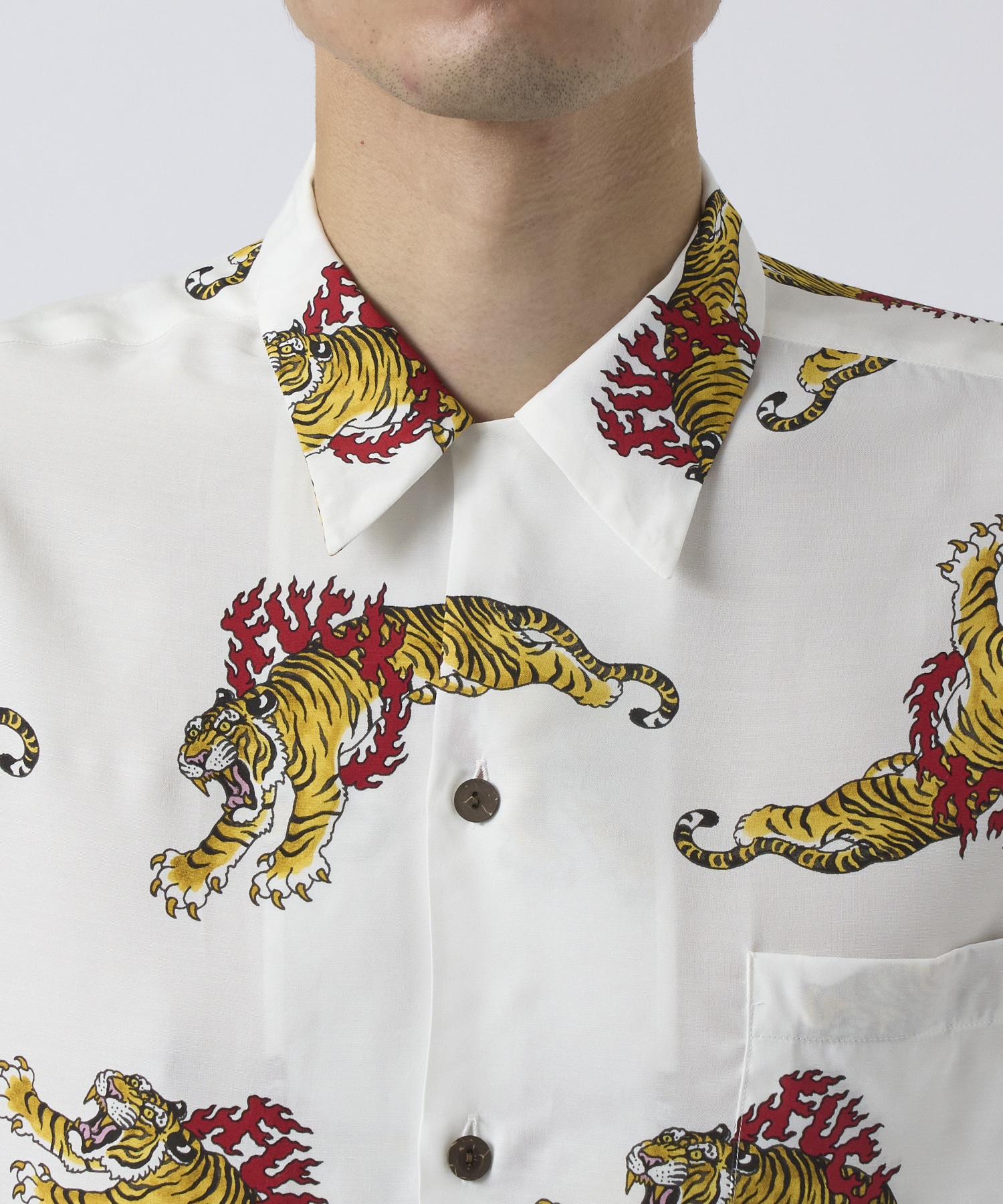 TIM LEHI / HAWAIIAN SHIRT L/S WACKO MARIA