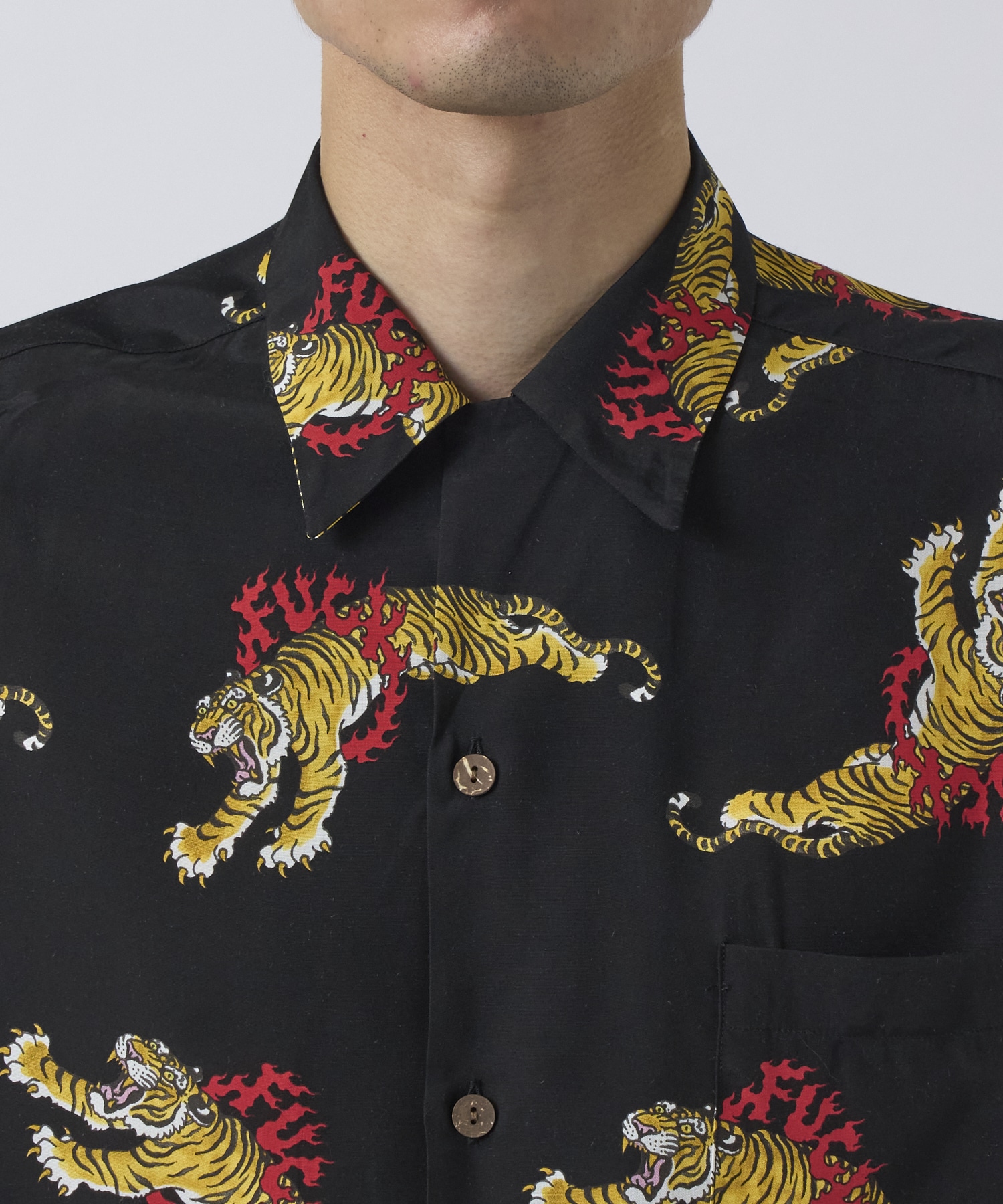 TIM LEHI / HAWAIIAN SHIRT L/S WACKO MARIA