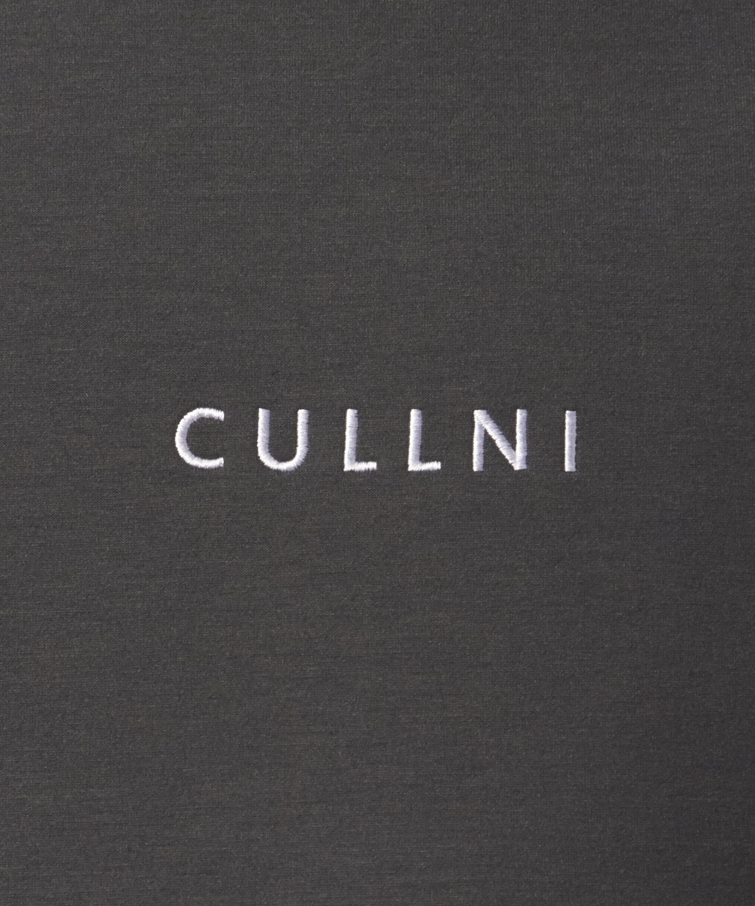 CULLNI Logo Embroidery Double Knit Pullover CULLNI