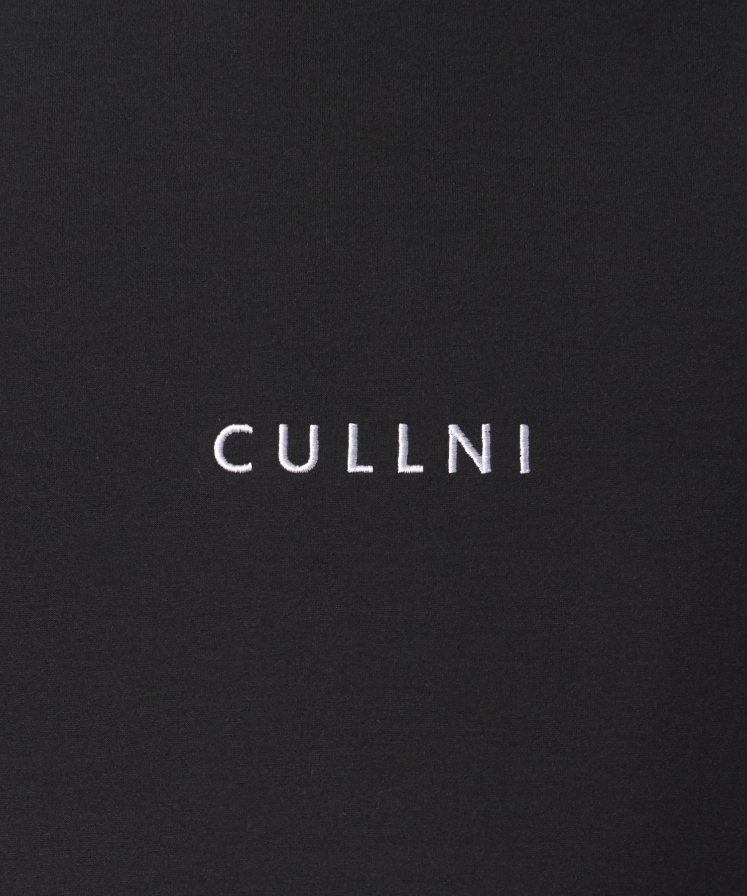 CULLNI Logo Embroidery Double Knit Pullover CULLNI