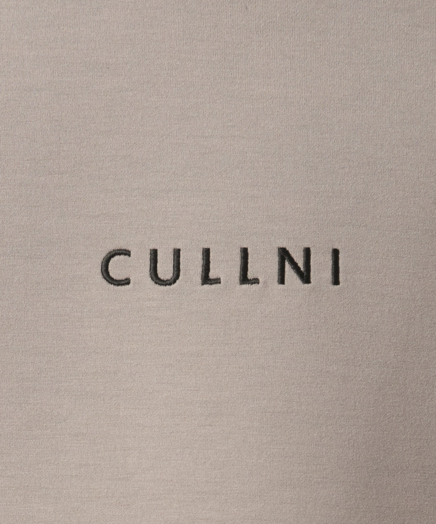 CULLNI Logo Embroidery Double Knit Pullover CULLNI