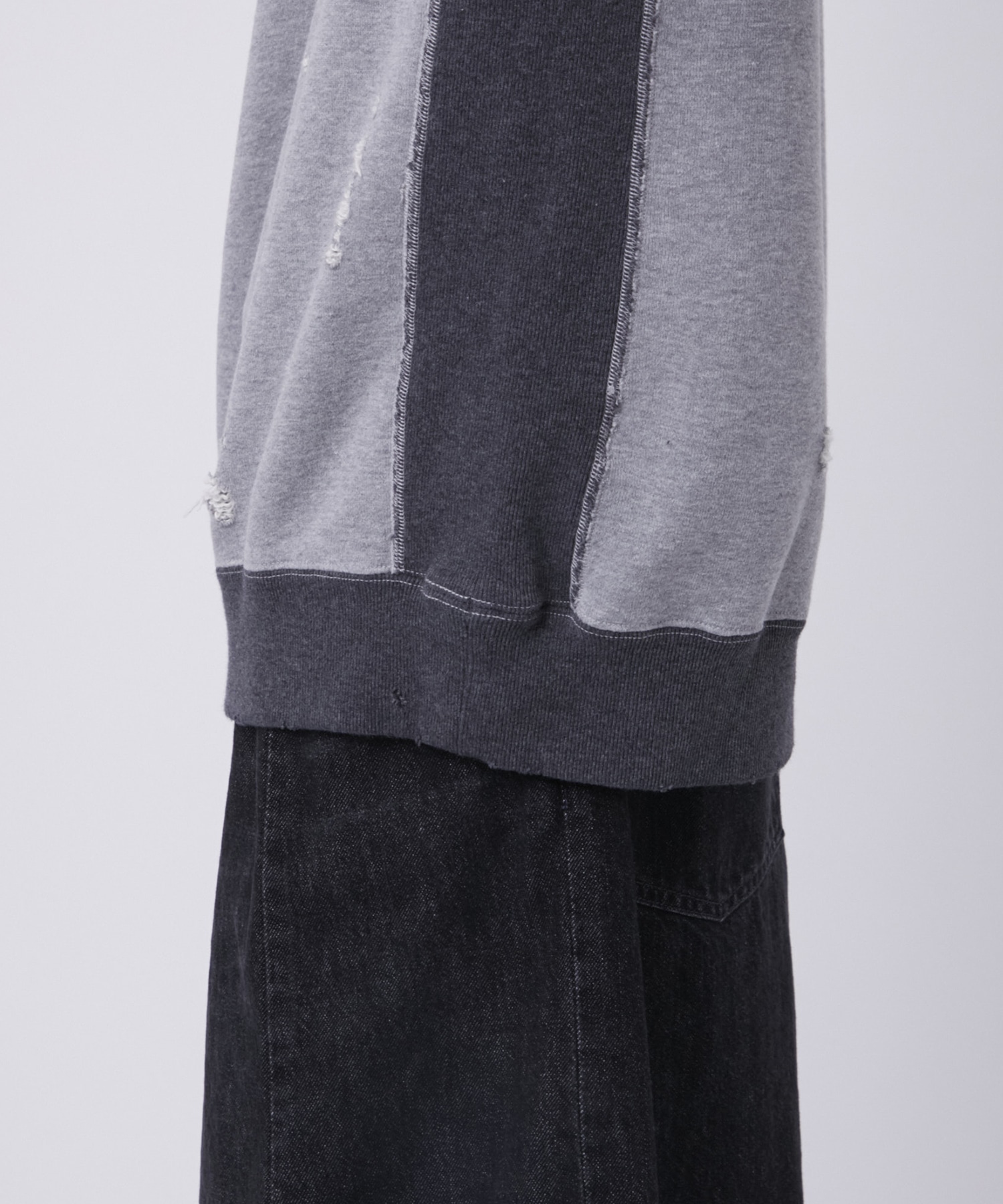 〈別注〉2-Tone Sweat Hoodie NEEDLES