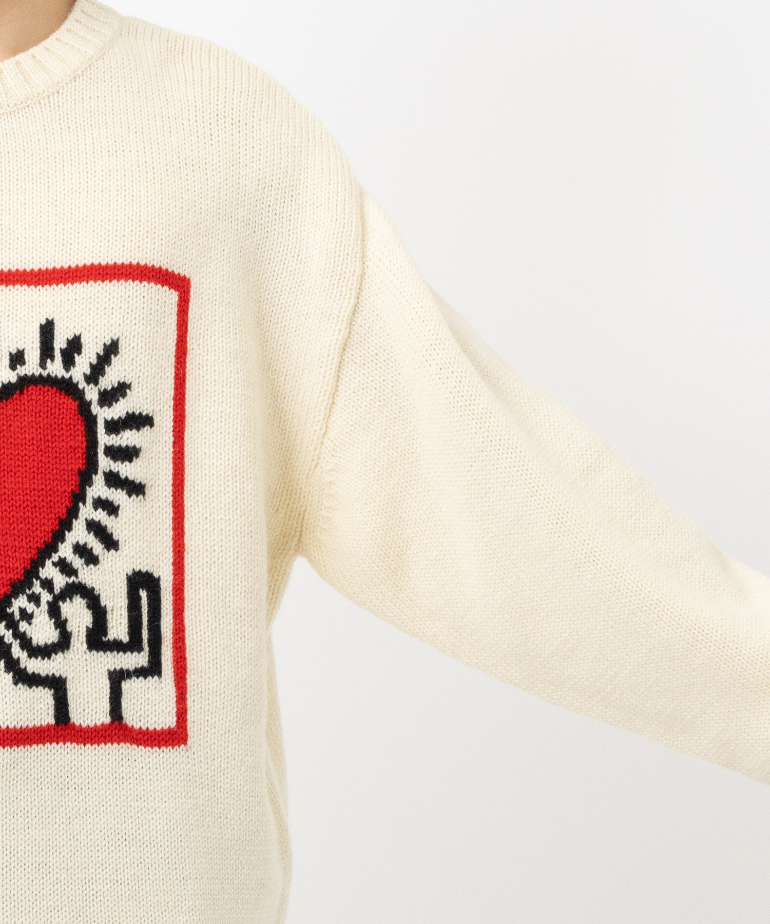 KEITH HARING / CREW NECK SWEATER ( TYPE-1 ) WACKO MARIA