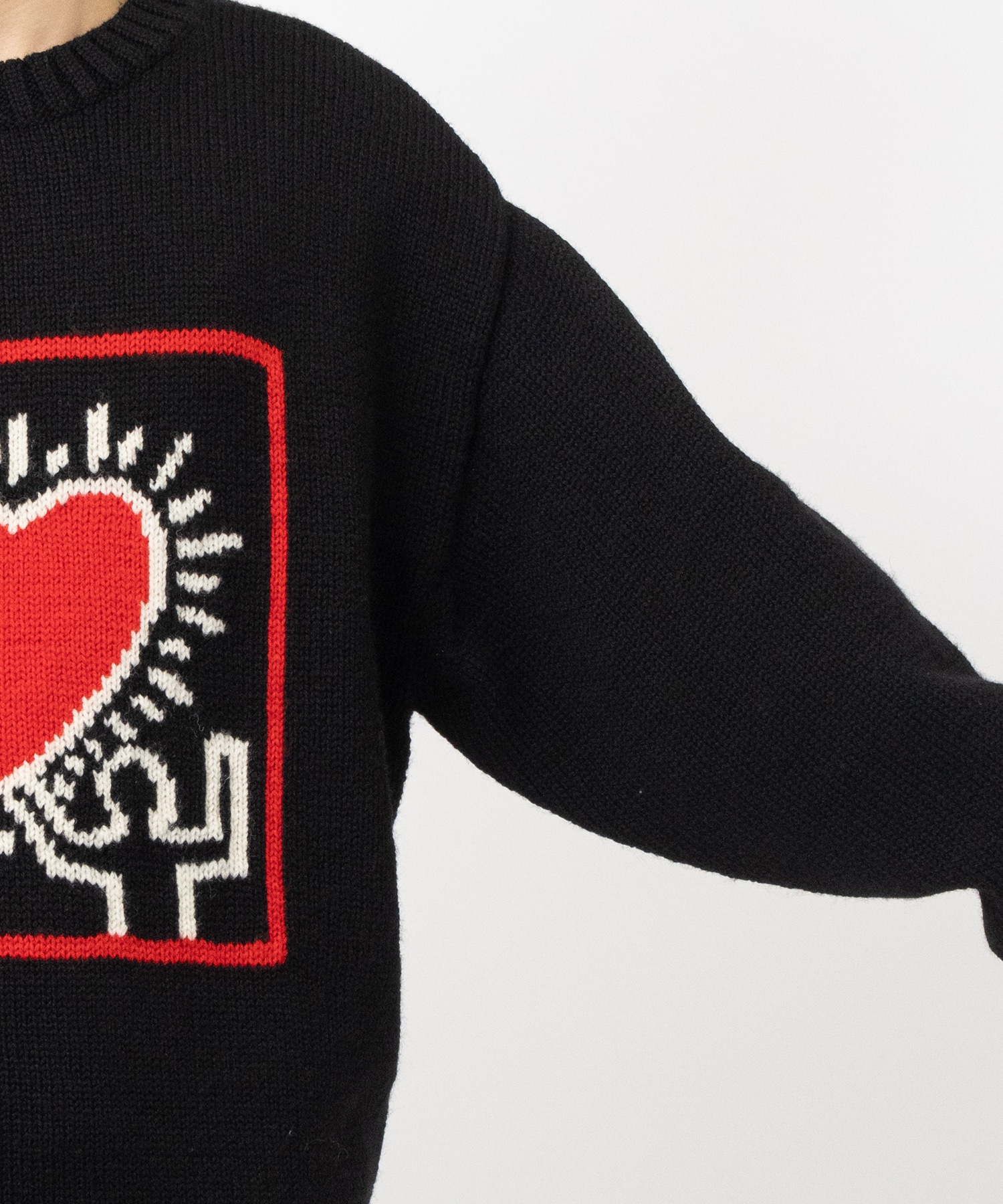 KEITH HARING / CREW NECK SWEATER ( TYPE-1 ) WACKO MARIA