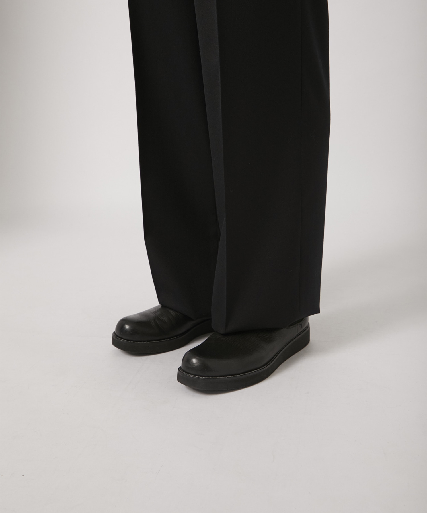 WOOL GABARDINE DOUBLE STACKED TROUSERS JOHN LAWRENCE SULLIVAN