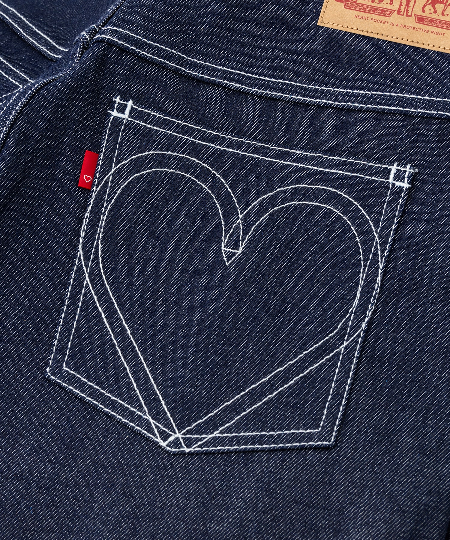 別注 Heart Pocket Denim BASICKS