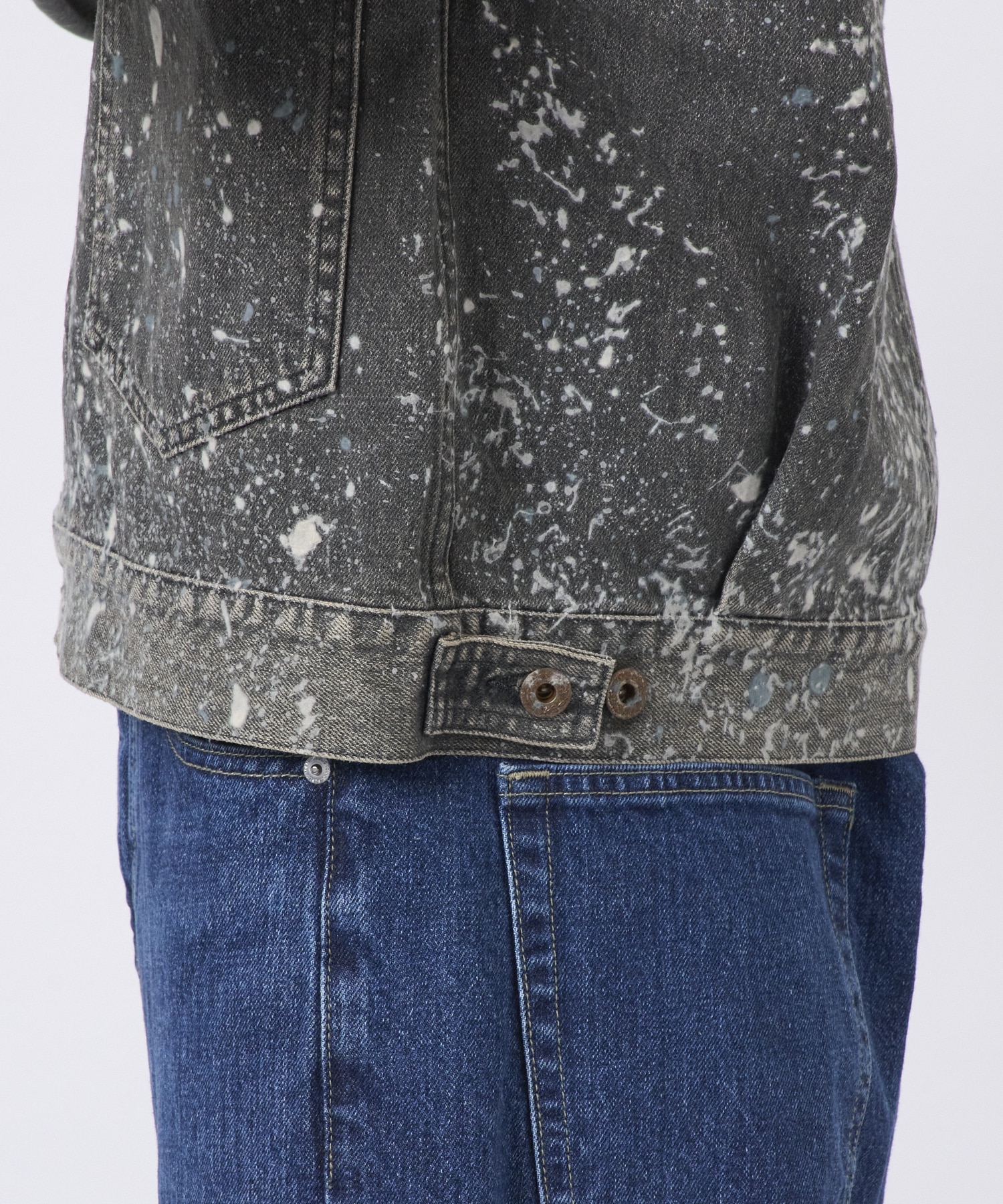 MOLDED DENIM JACKET SUGARHILL