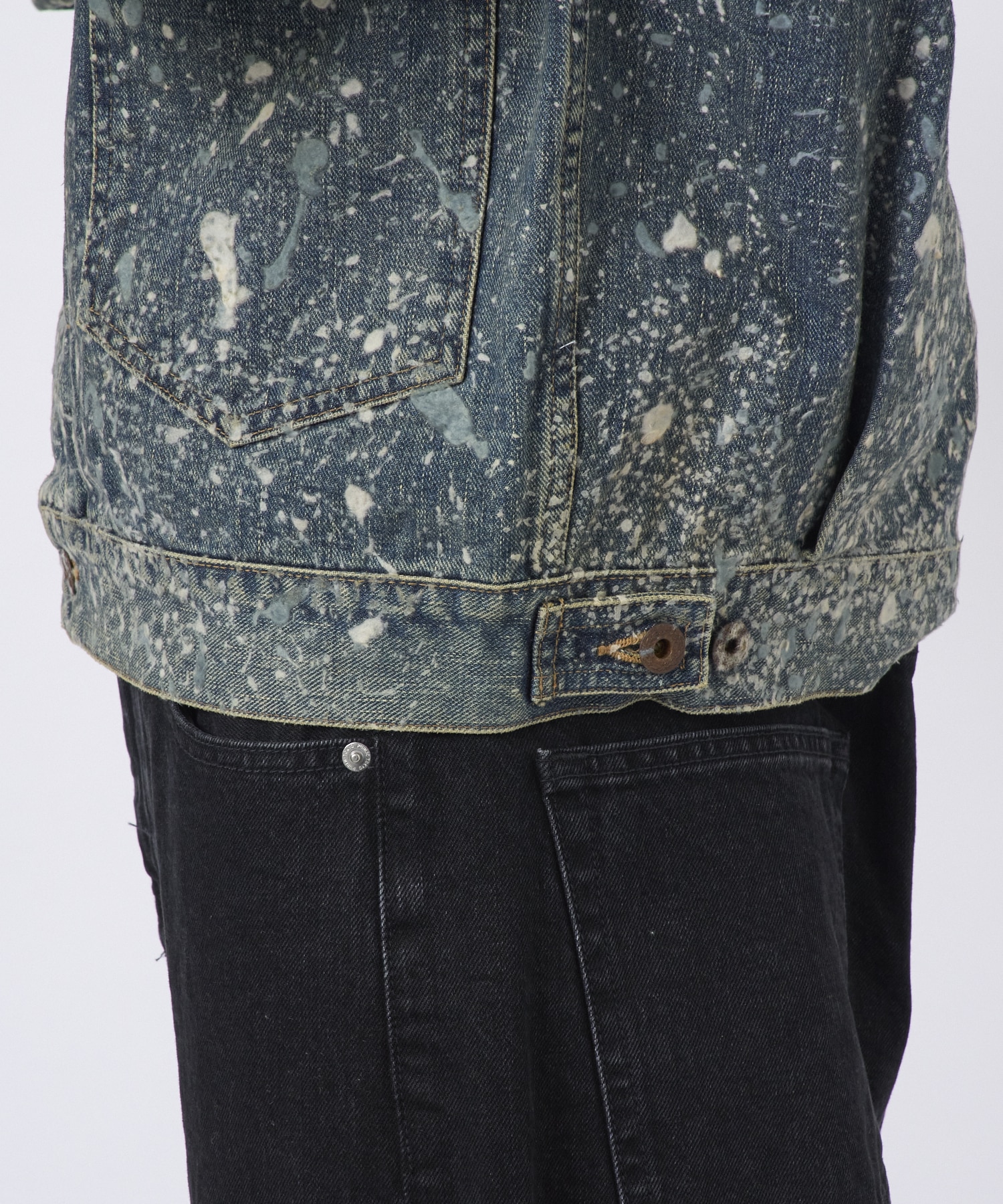 MOLDED DENIM JACKET SUGARHILL