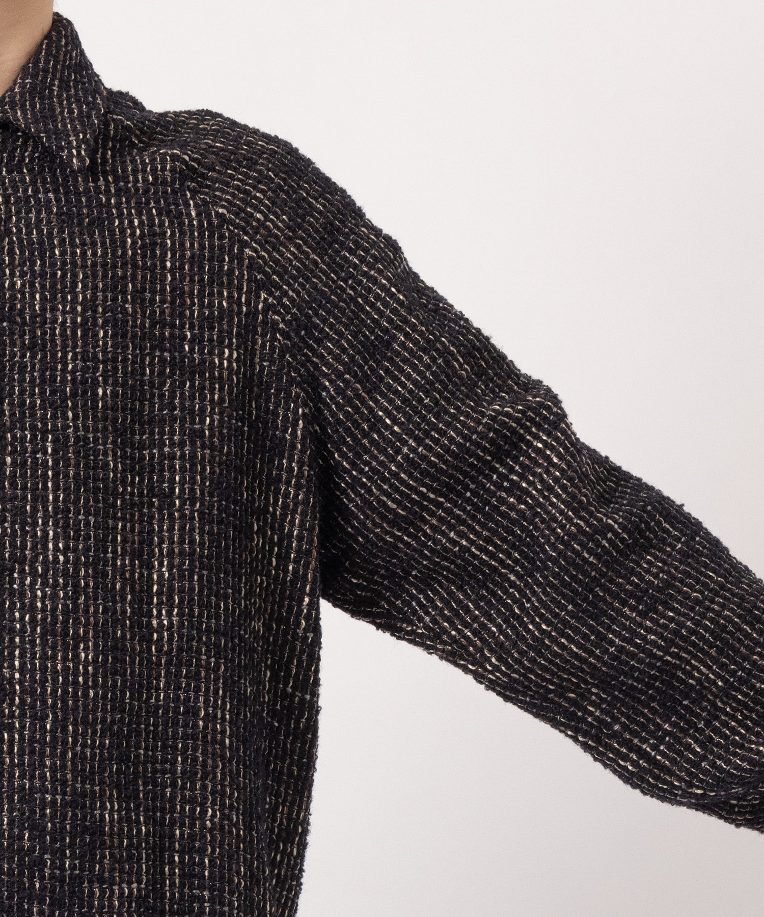 LOOP TWEED SHORT JACKET JUHA