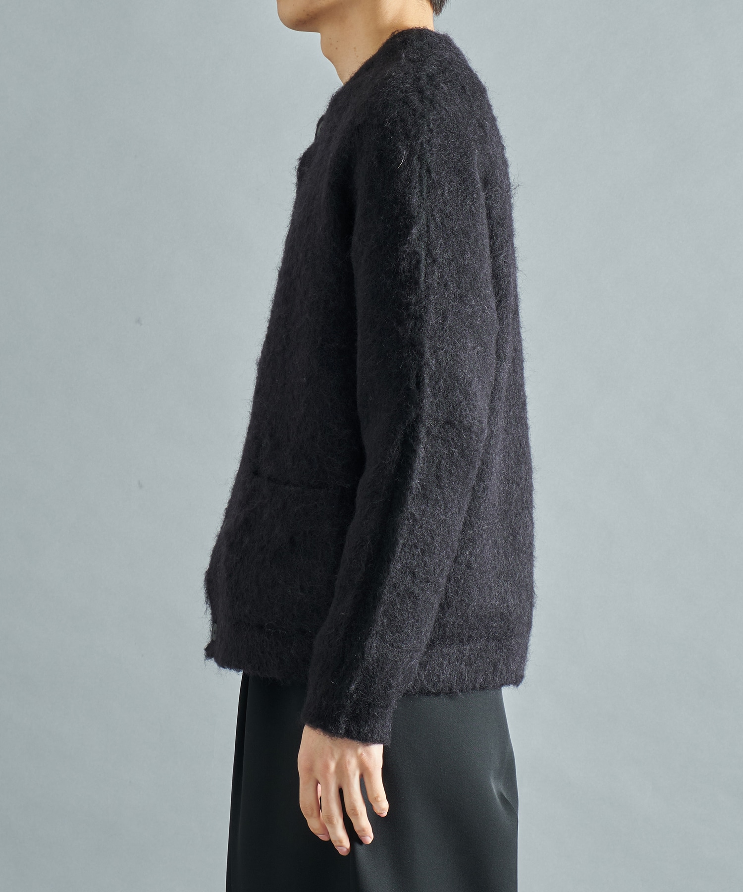 MOHAIR DOUBLE KNIT CARDIGAN STUDIOUS