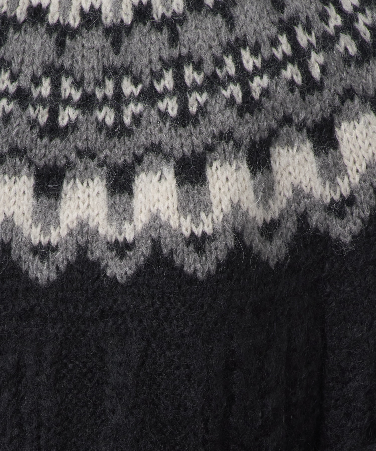 MOHAIR NORDIC CREW NECK BATONER