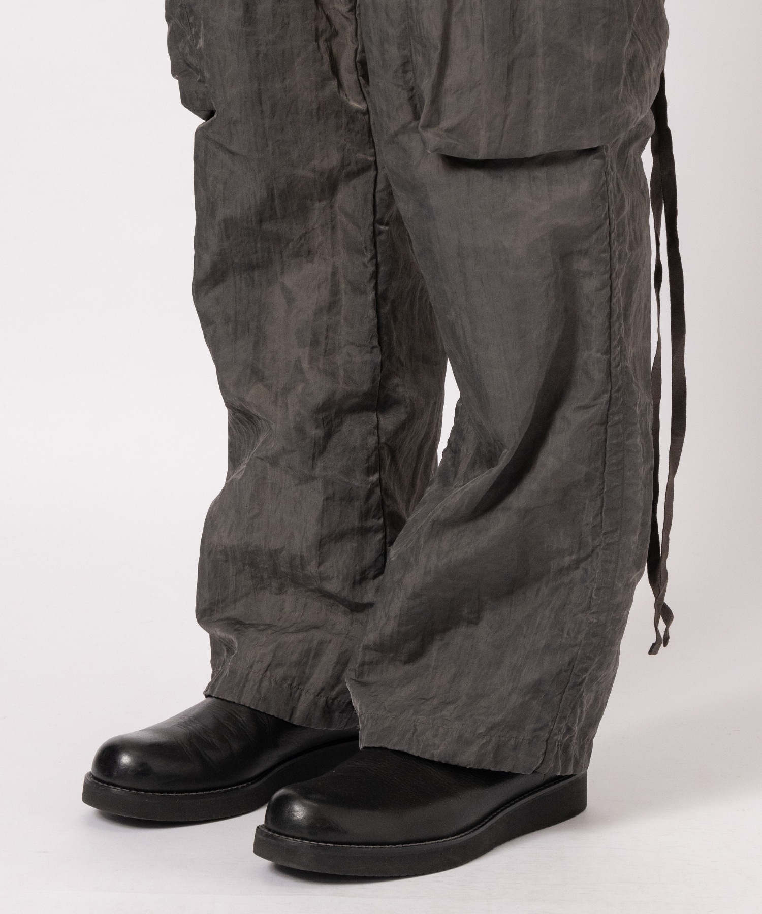 GARMENT DYED NYLON  CARGO TROUSERS NULABEL CM1YOK42