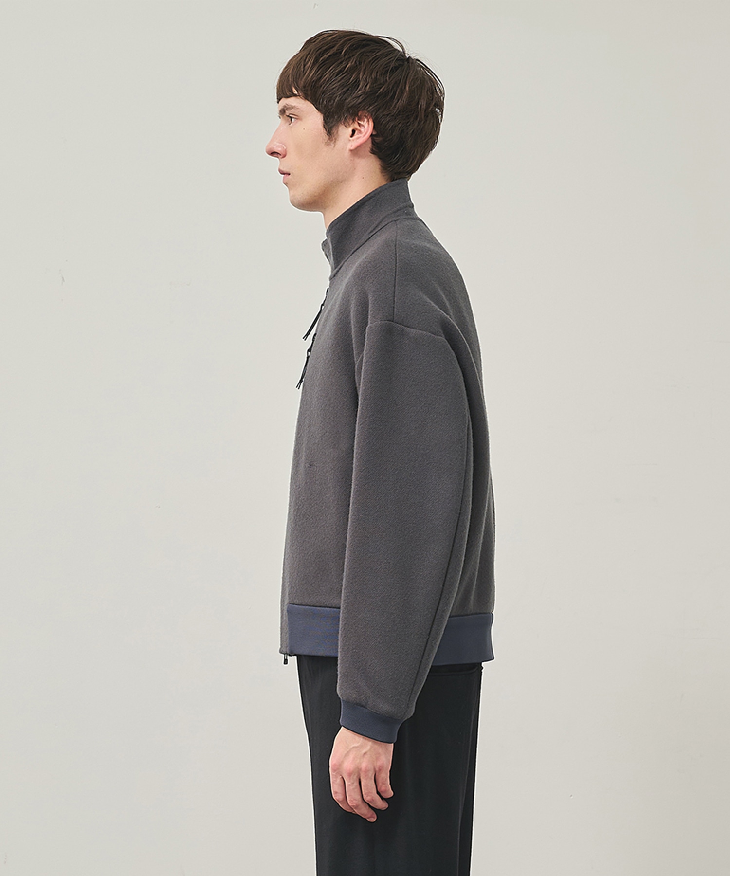 RIVER MELTON HARRINGTON JACKET STUDIOUS