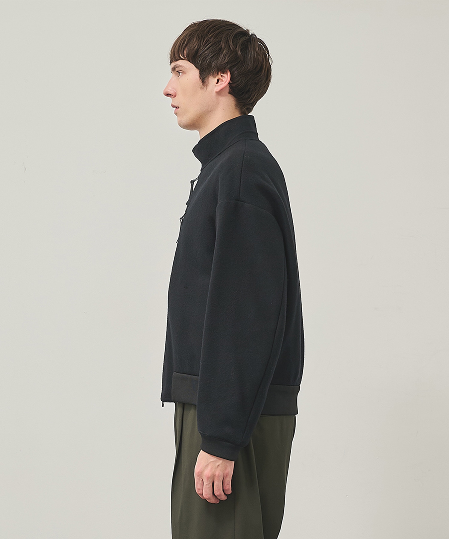 RIVER MELTON HARRINGTON JACKET STUDIOUS