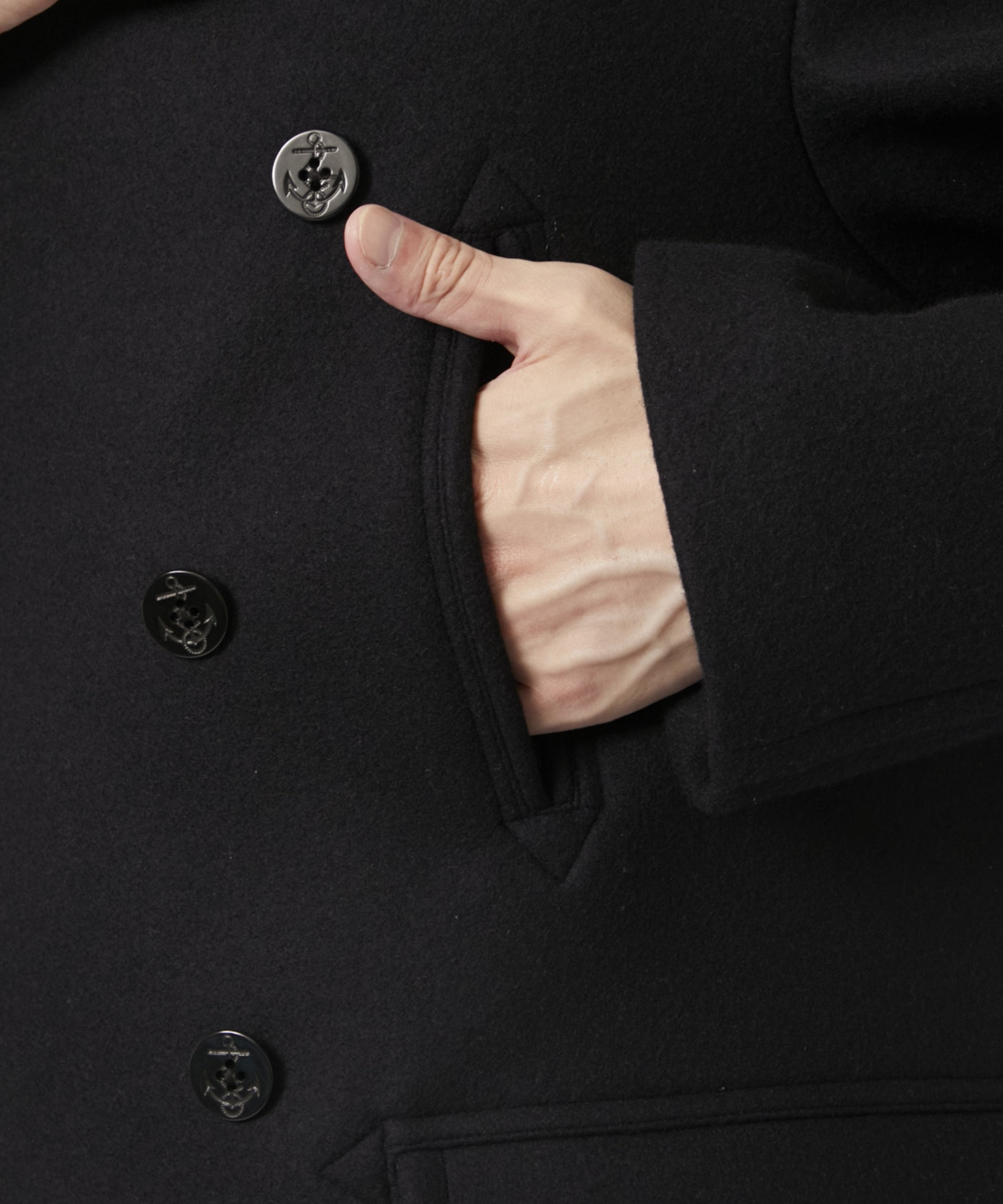 Wool Melton 10B Pea Coat 