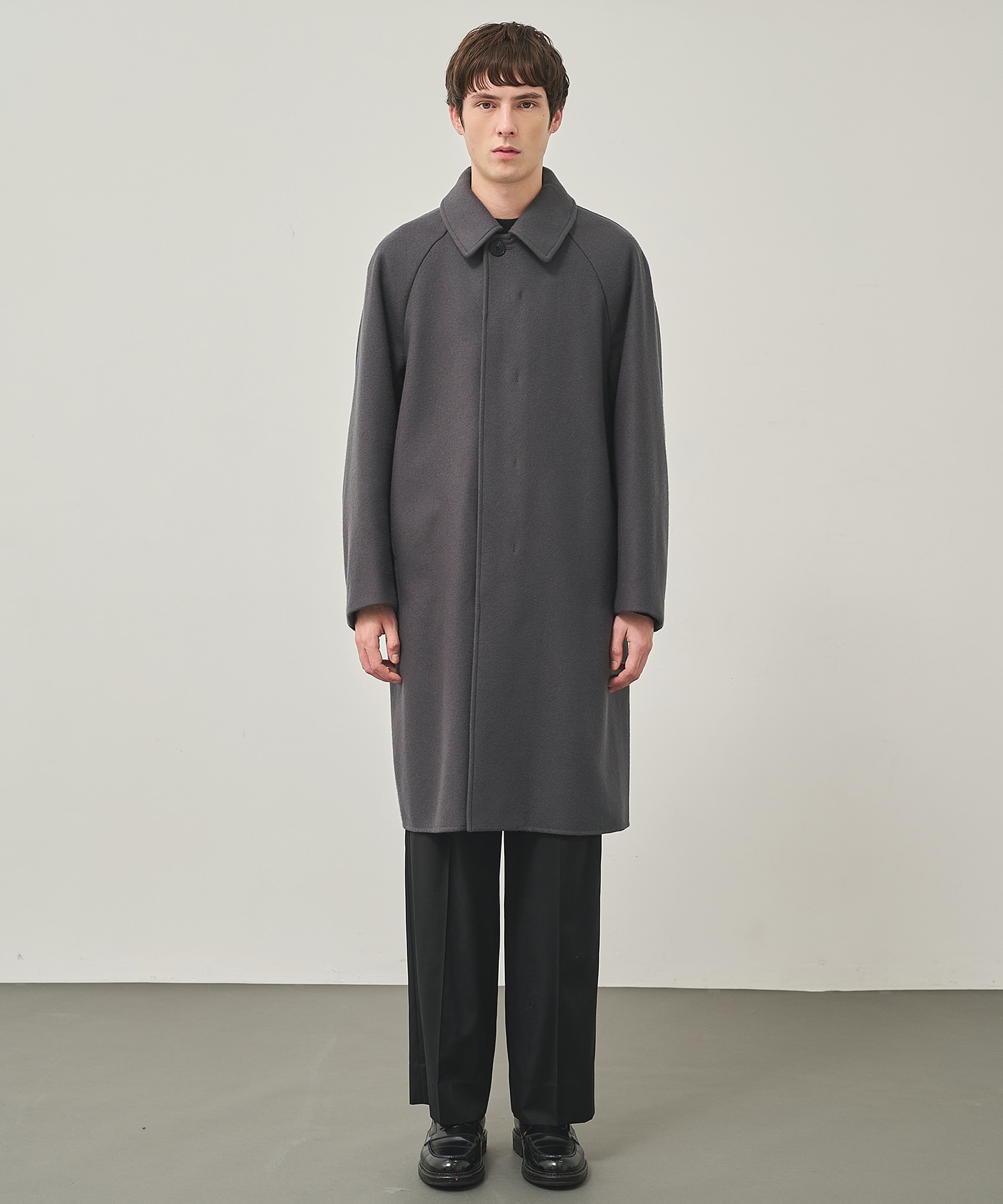 RIVER MELTON BAL COLLAR COAT STUDIOUS