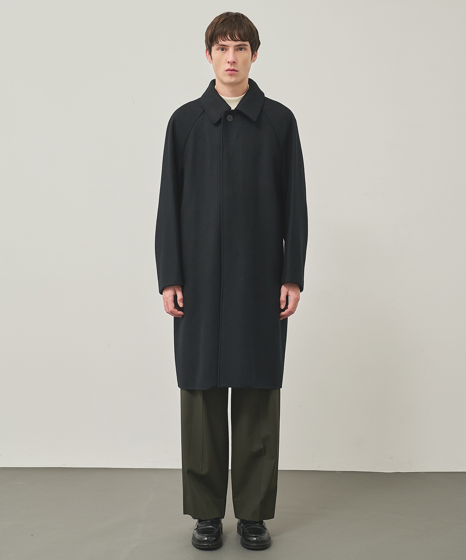 RIVER MELTON BAL COLLAR COAT STUDIOUS
