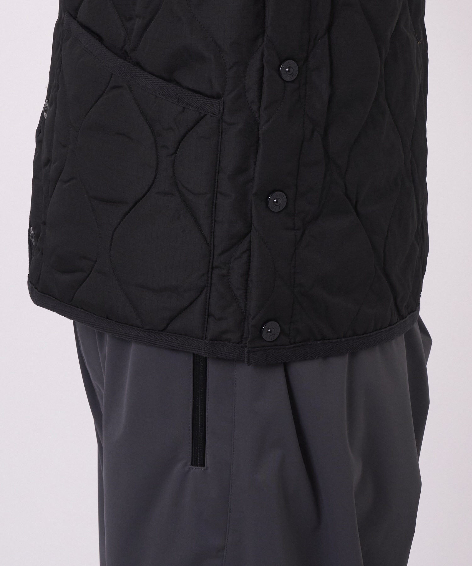 MILITARY CREW NECK DOWN JKT TAION/TAION EXTRA