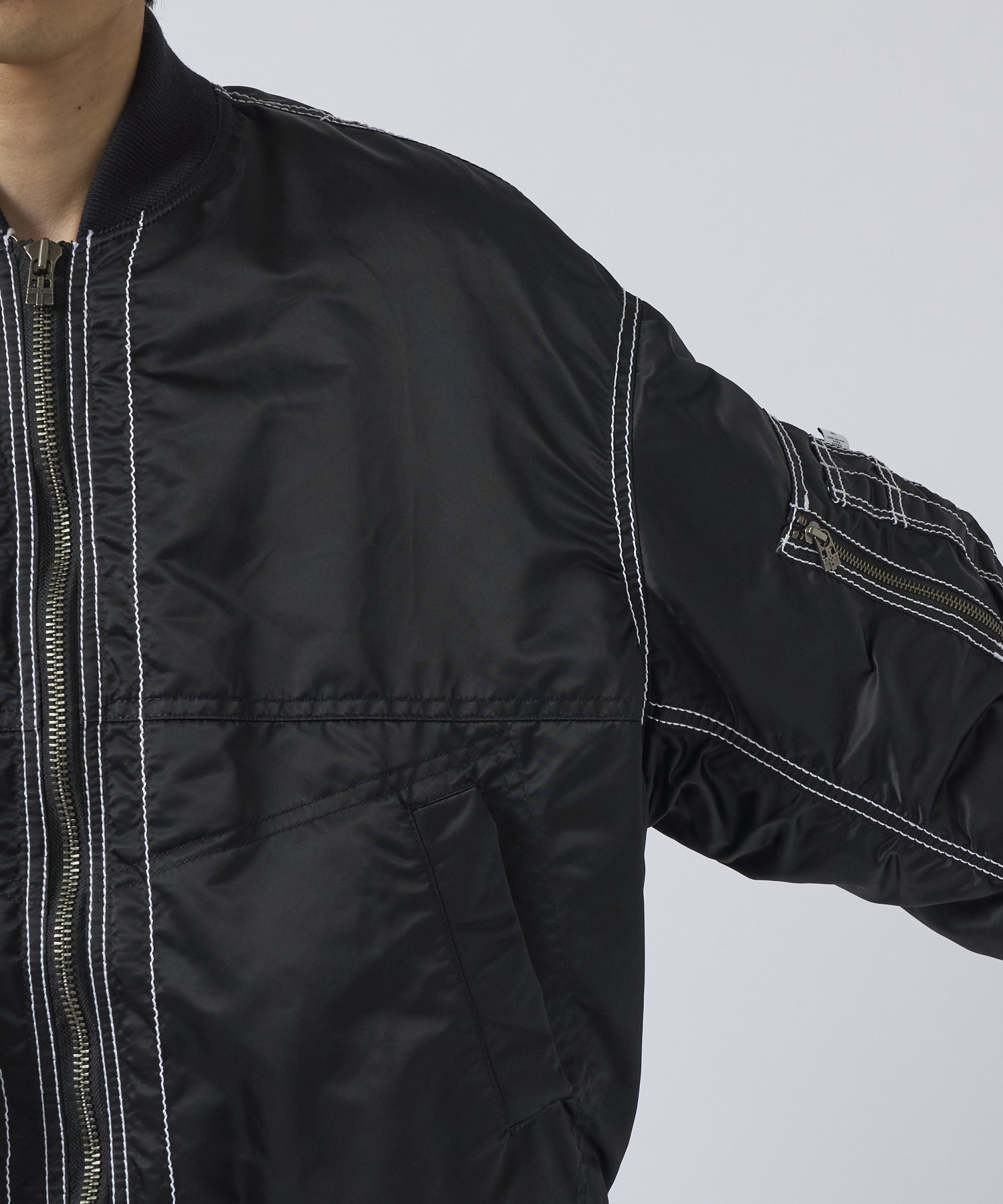 HEAVY STITCH MA-1 JACKET FACETASM