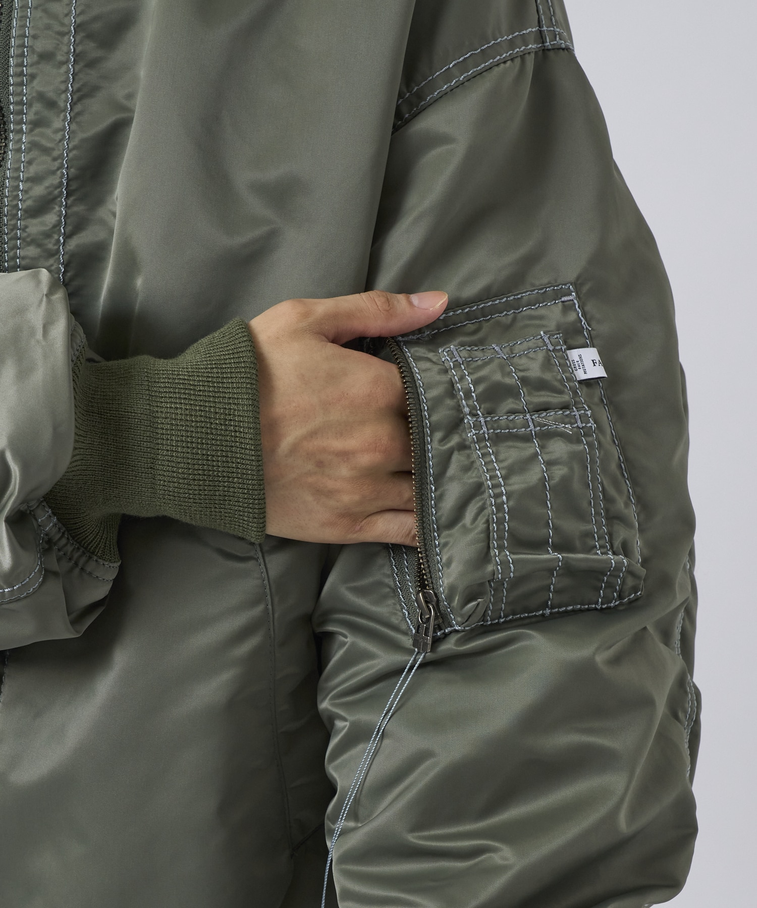 HEAVY STITCH MA-1 JACKET FACETASM