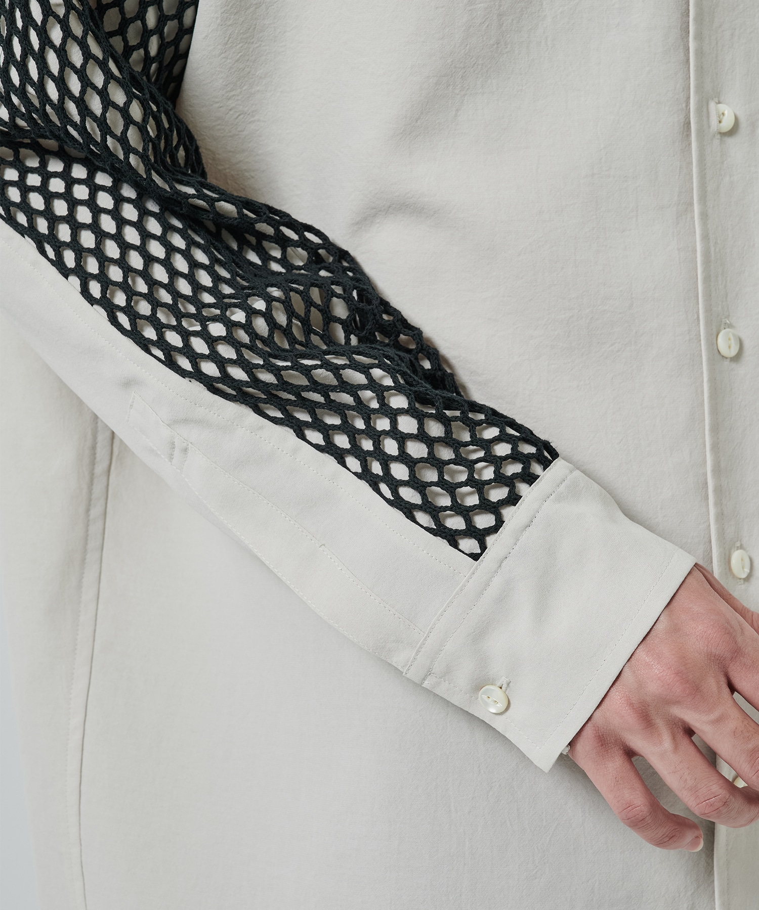 MESH SLEEVE SHIRTS SHAREEF