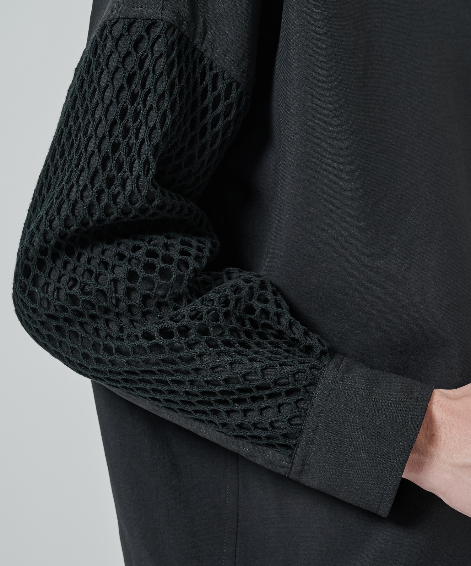 MESH SLEEVE SHIRTS SHAREEF