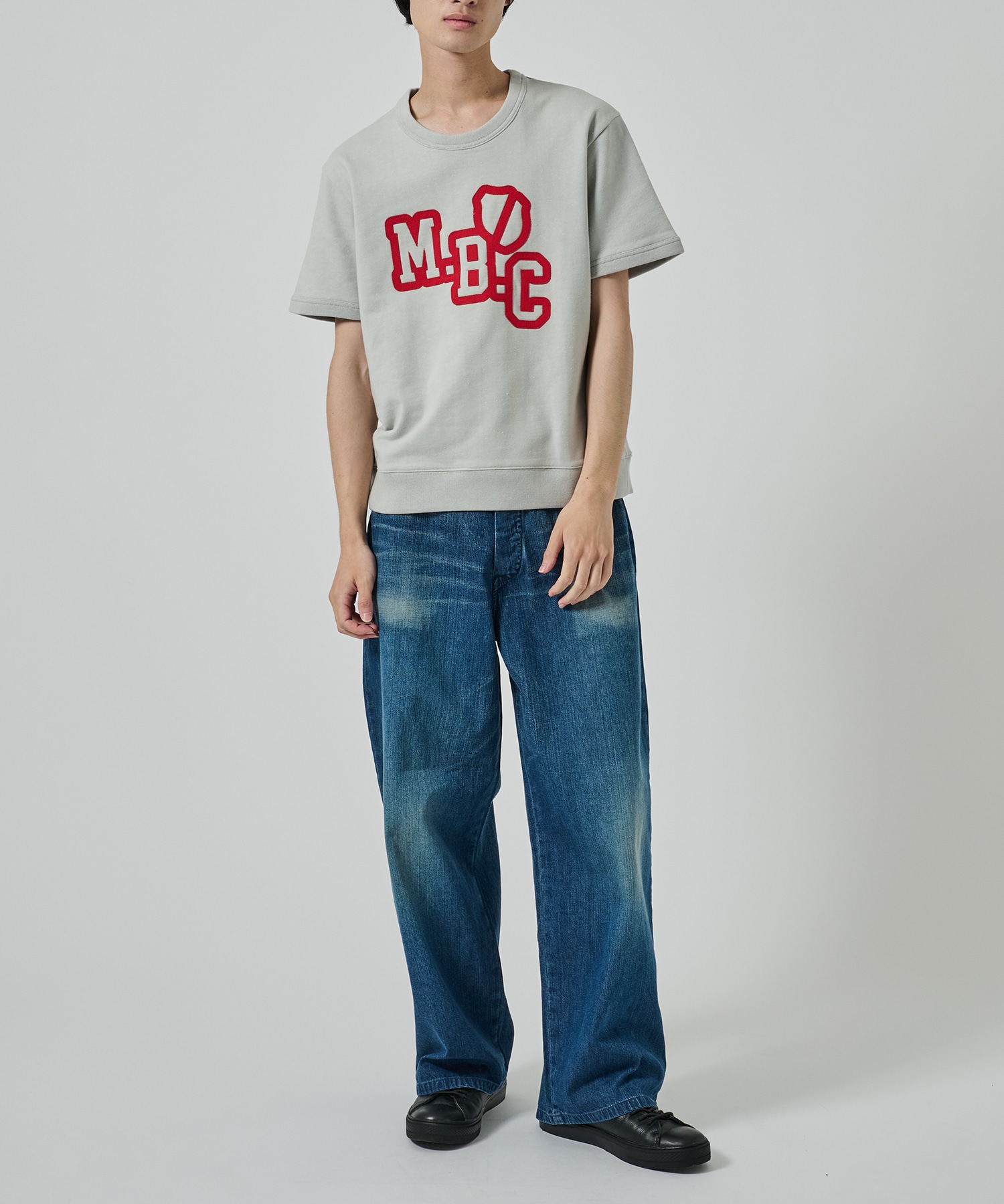 M.B.C. HALF SLEEVE SWEAT SHIRT MASU