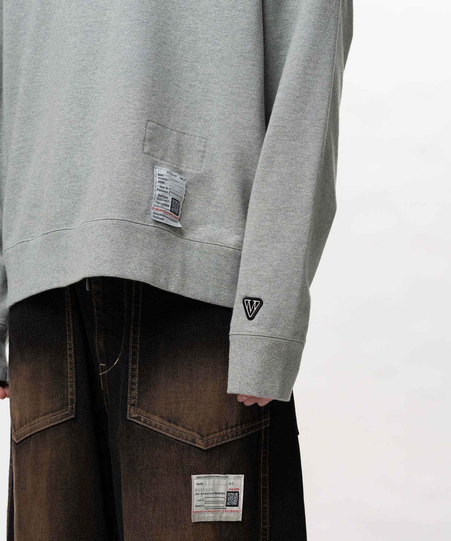 LEON EMBROIDERY PULLOVER Maison MIHARA YASUHIRO