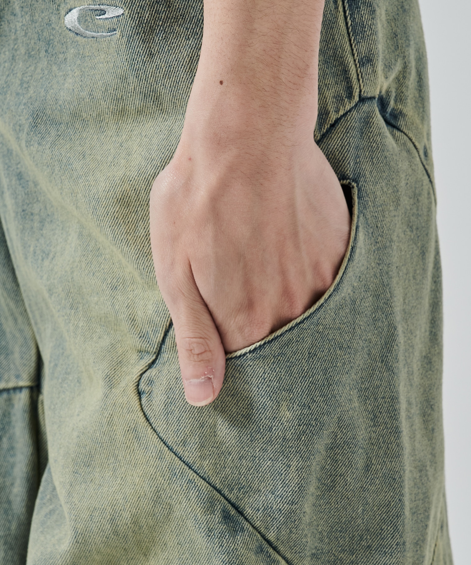 CPG RHOMBUS DENIM PANTS CPG