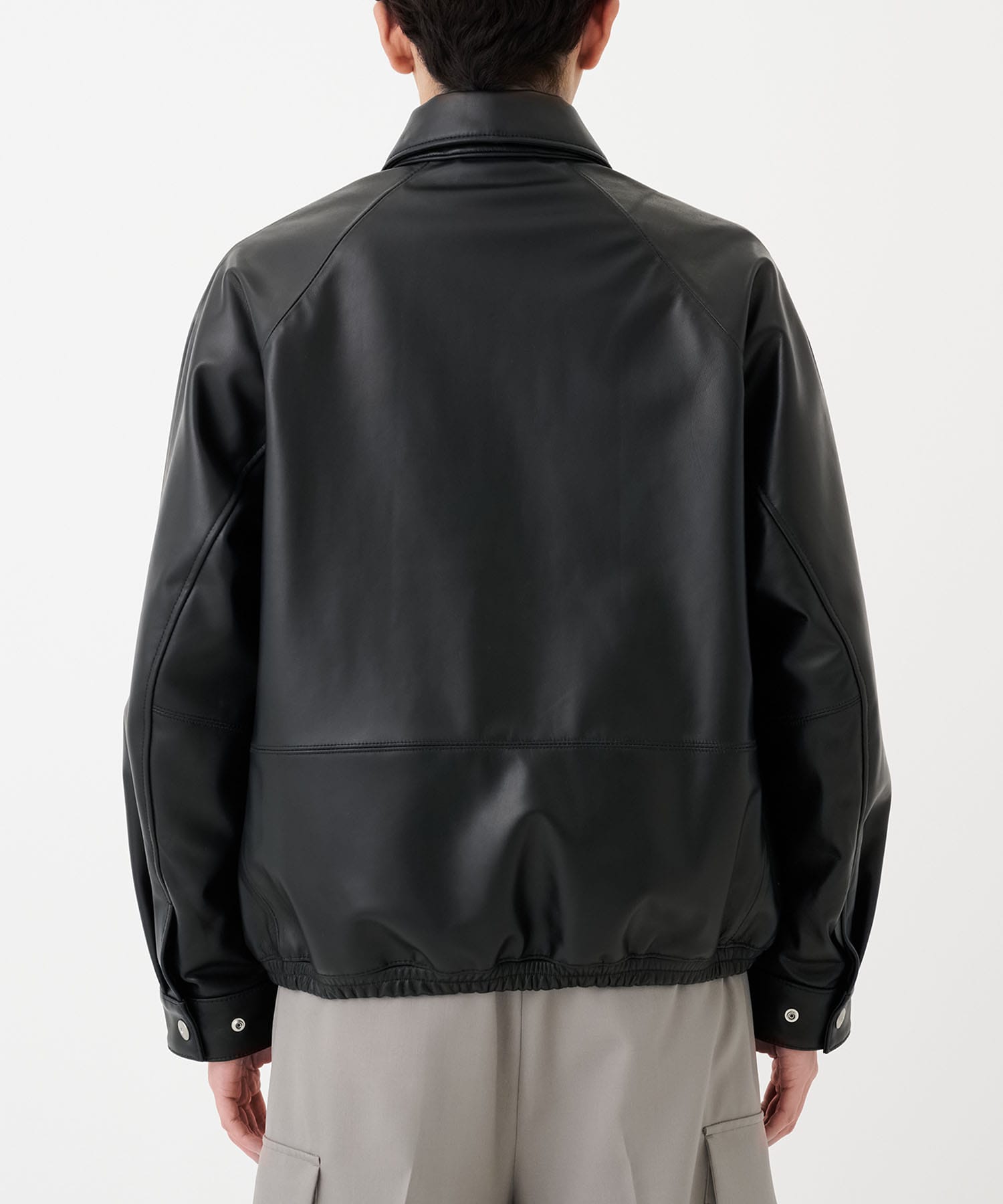 LAMB LEATHER BLOUSON			 STUDIOUS