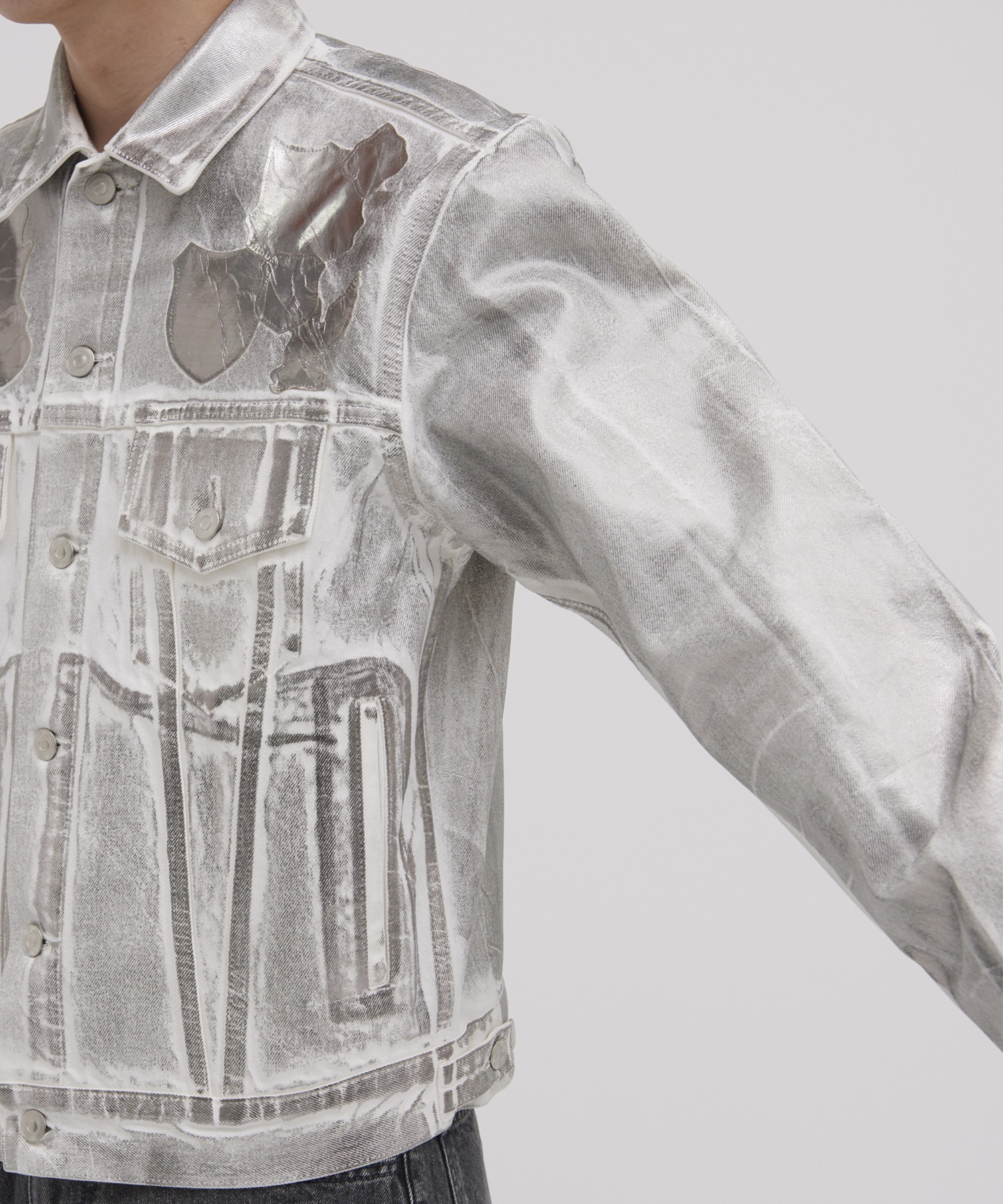 MASU BOYS EMBLEM DENIM JACKET MASU
