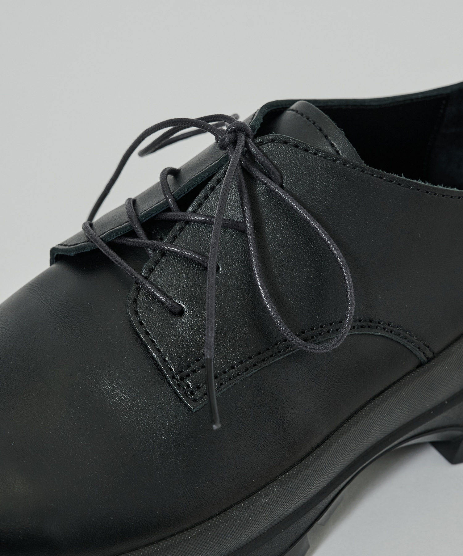 DERBY PLAIN TOE SHOES with #884C Vibram PADRONE