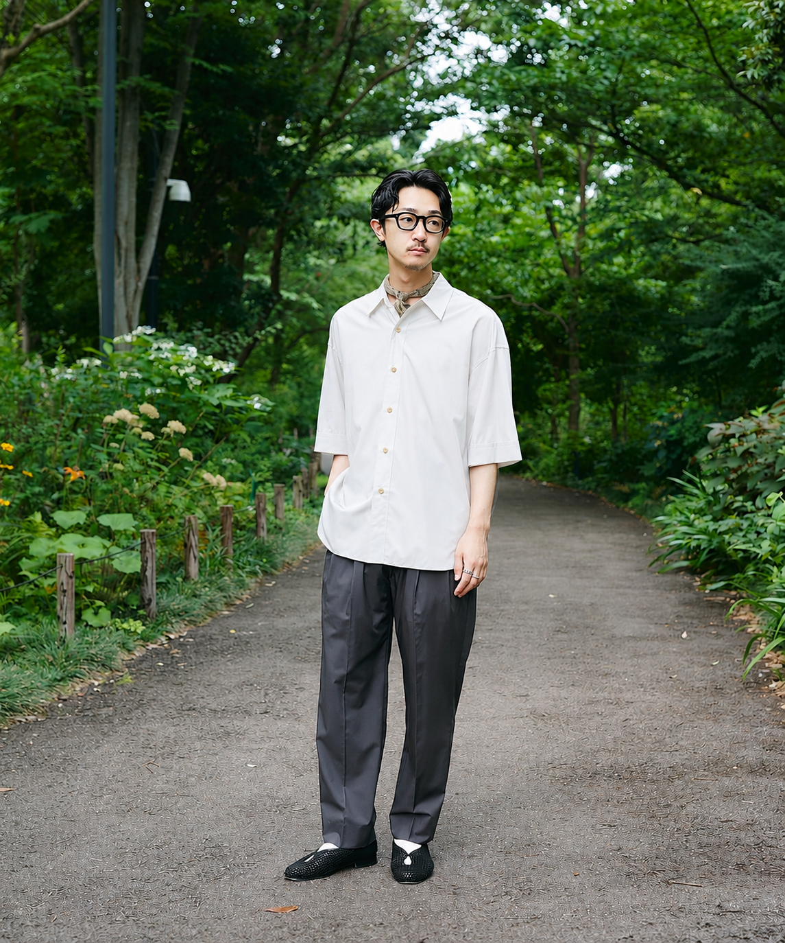 【竹からできた素材】KOKOCHIII BAMBOO RAYON SHIRTS STUDIOUS