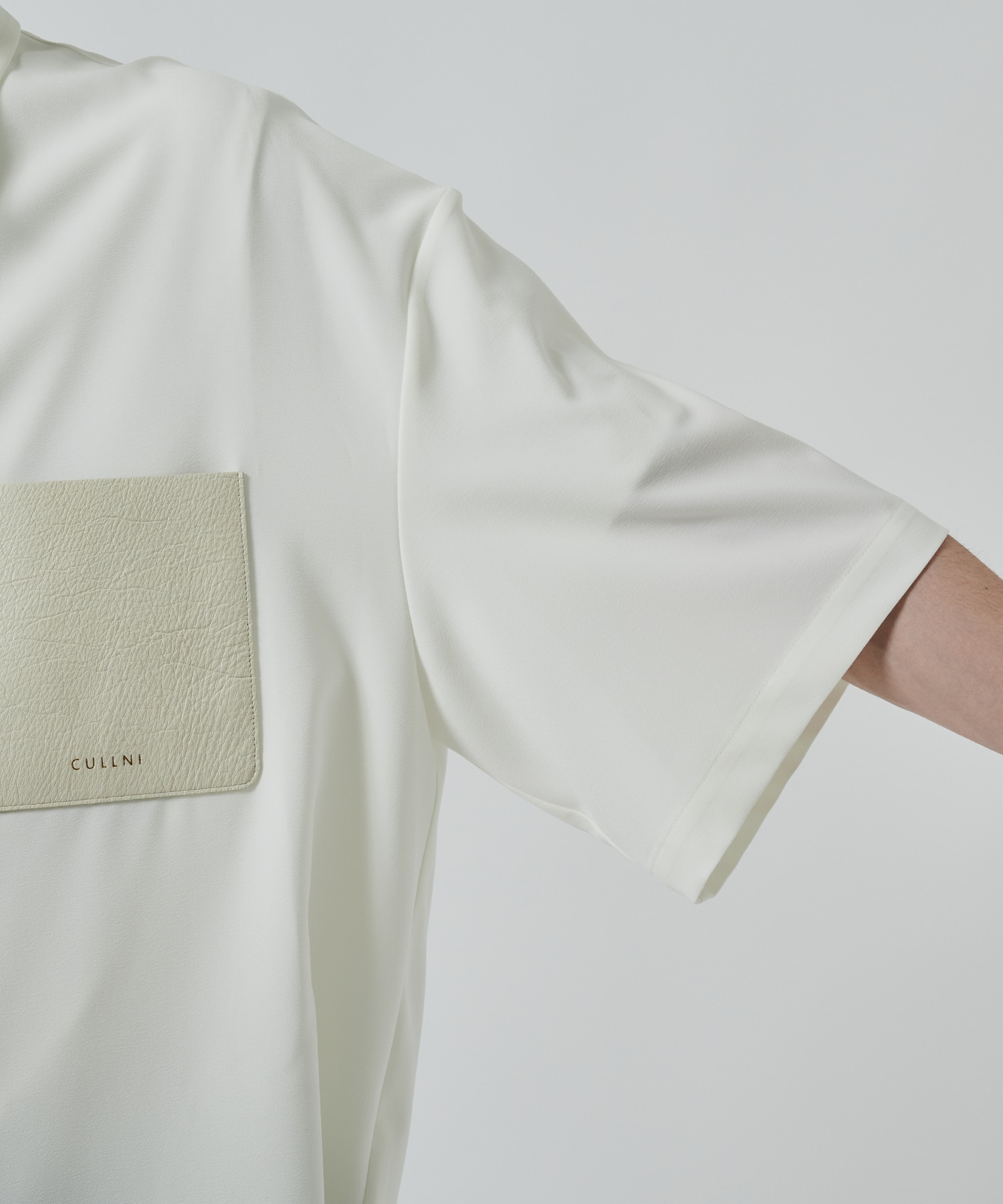 〈別注〉Sugoku Suzushii Leather Pocket S/S Shirts CULLNI