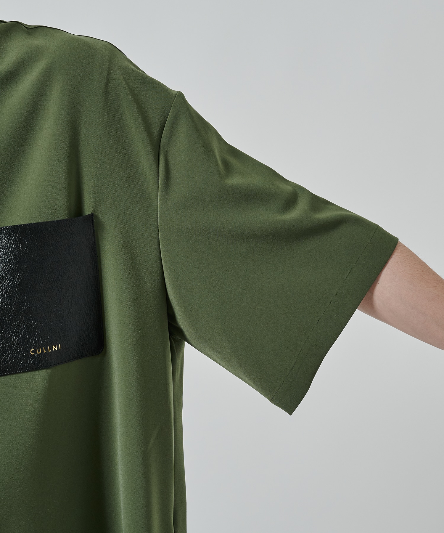 〈別注〉Sugoku Suzushii Leather Pocket S/S Shirts CULLNI
