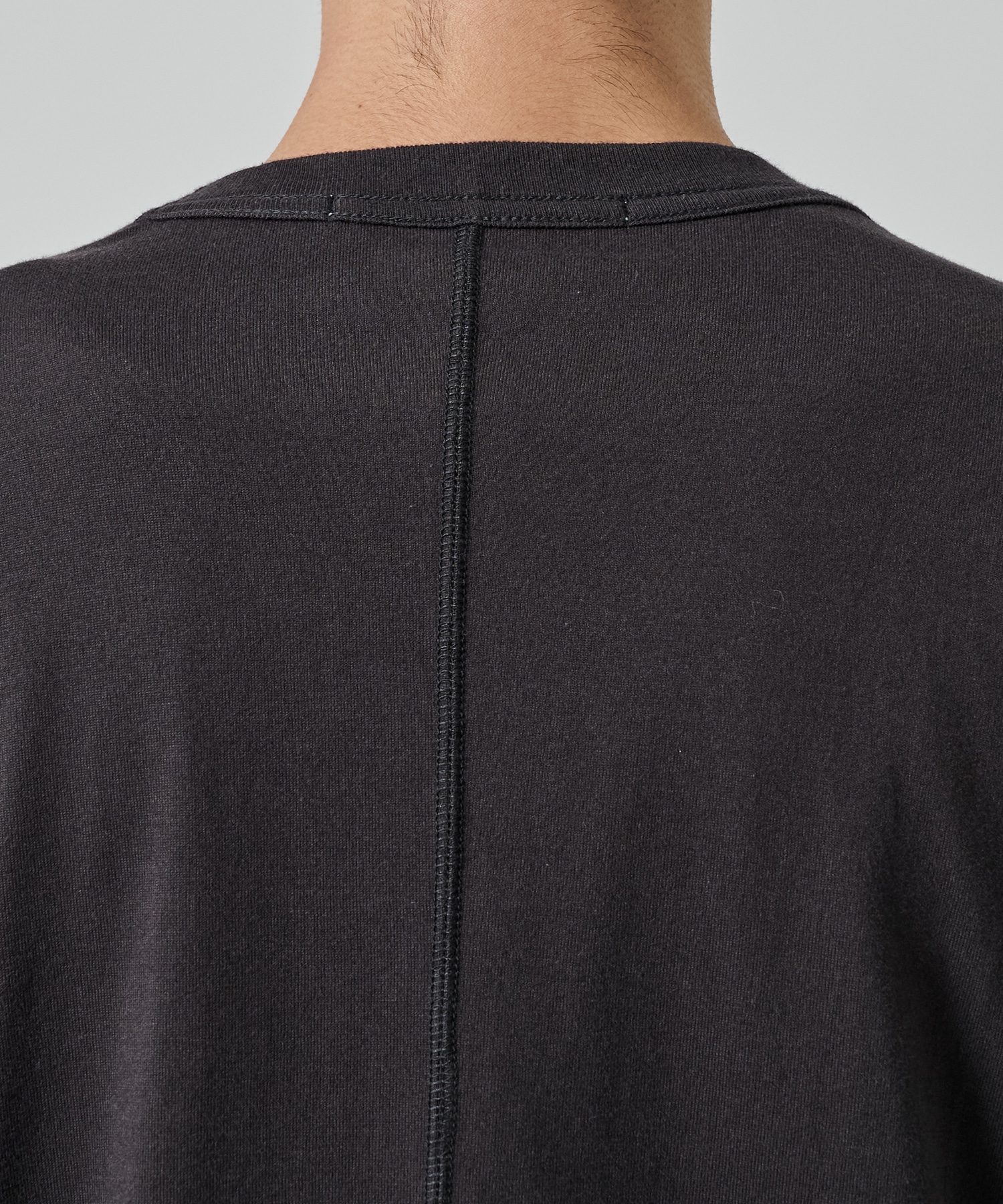 別注 PANELED LAYERD SLEEVE T-SHIRT NVRFRGT