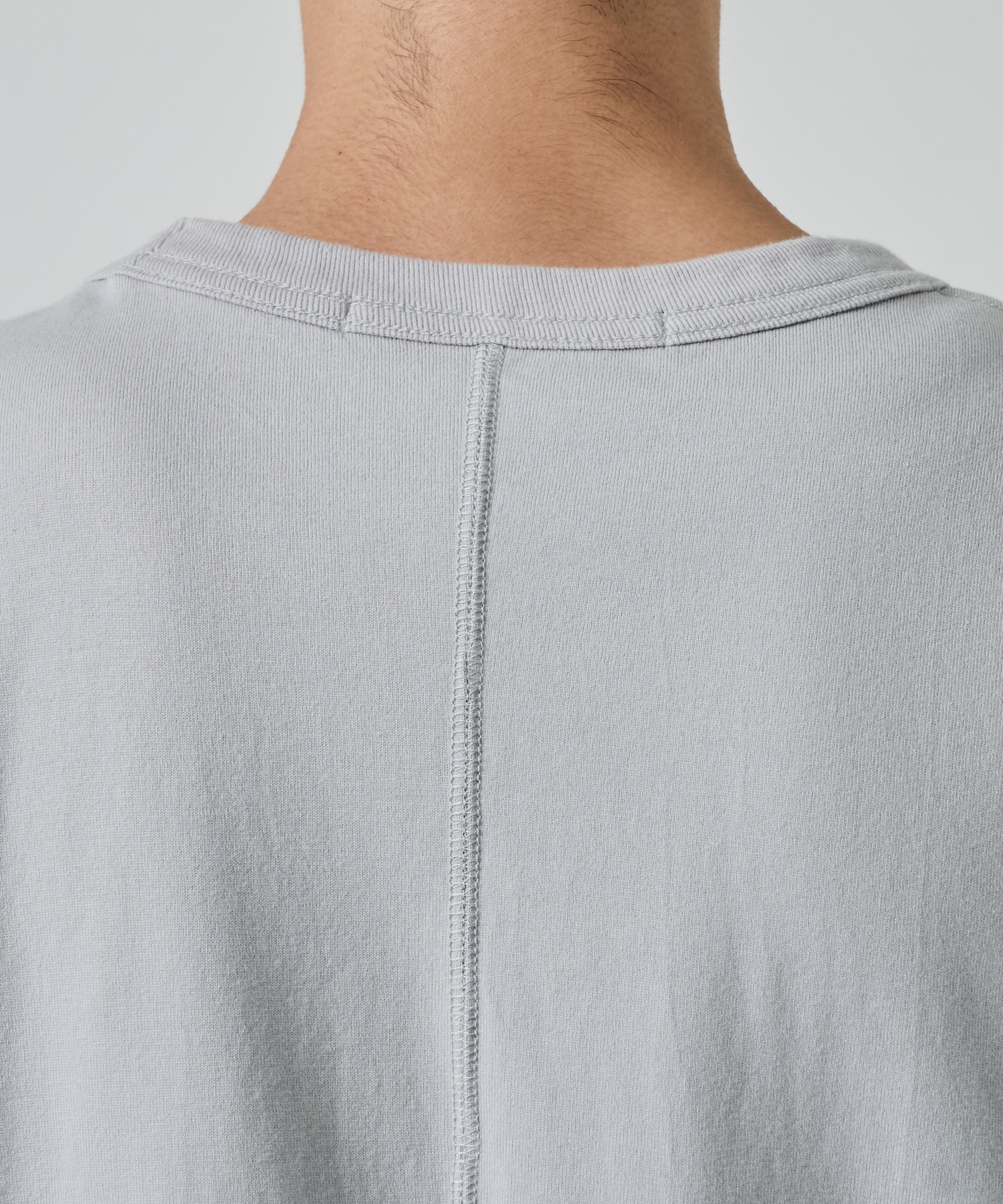 別注 PANELED LAYERD SLEEVE T-SHIRT NVRFRGT