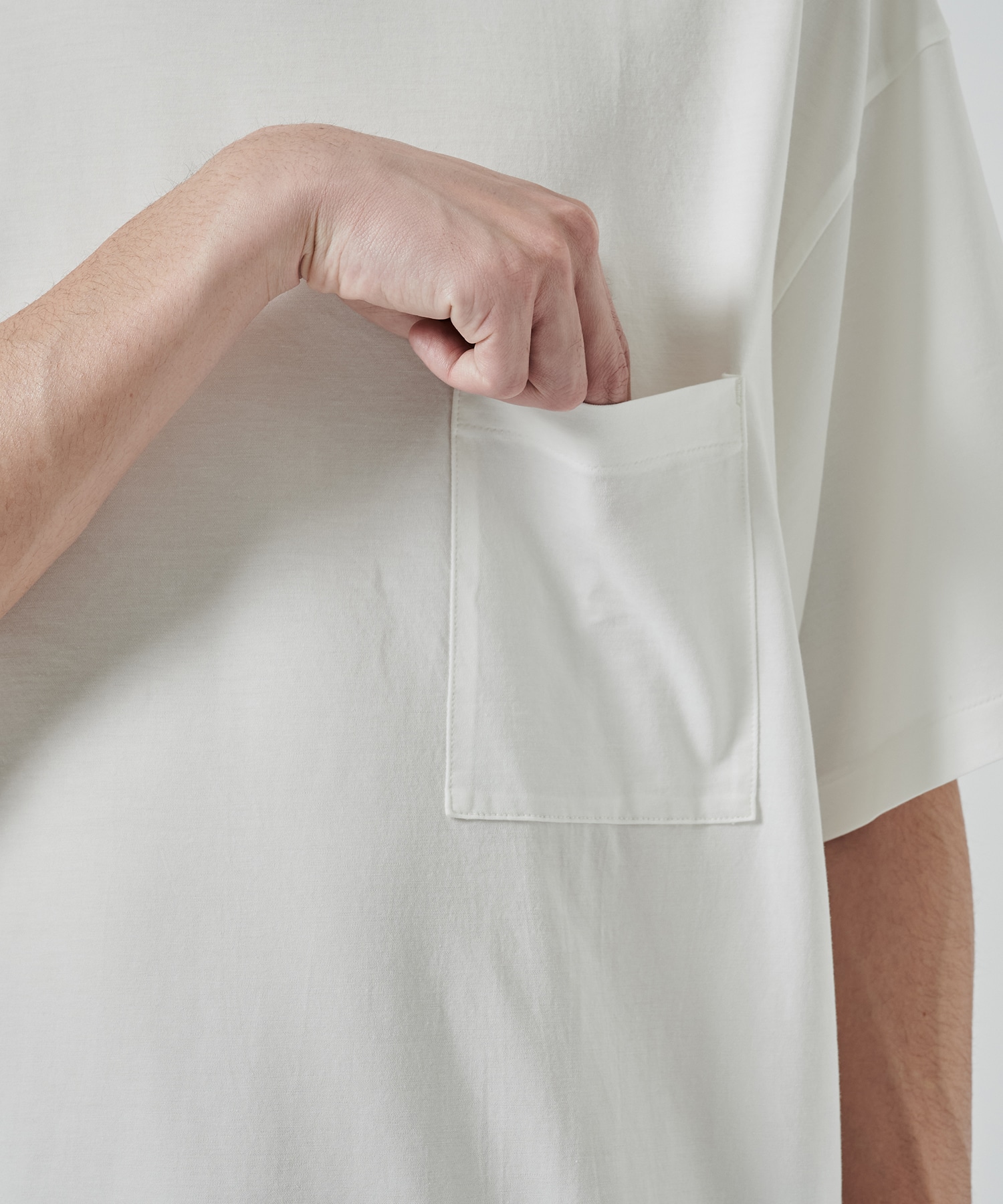 BROAD AIR JERSEY POCKET T-SHIRT BATONER